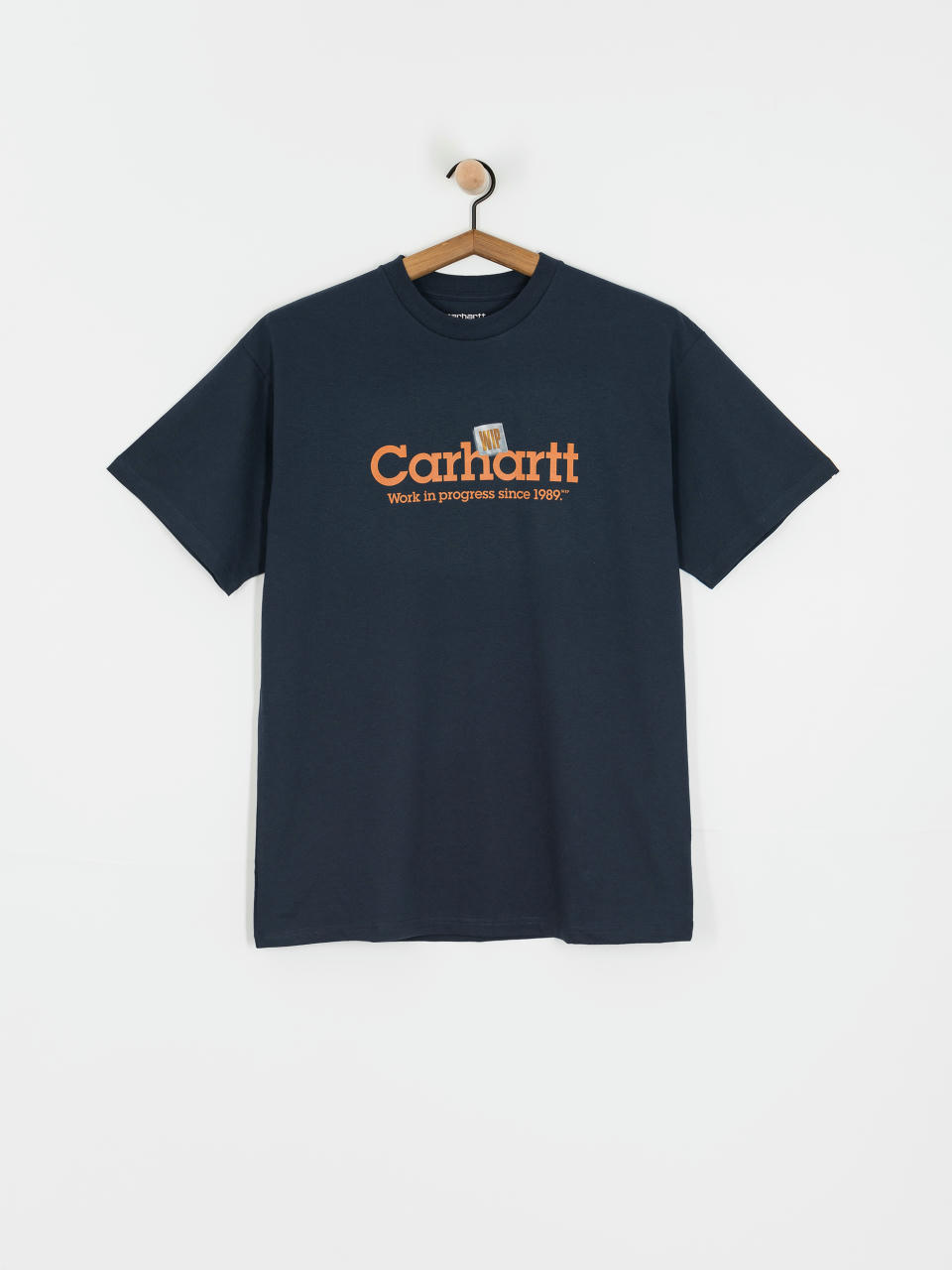 Póló Carhartt WIP Label Script (blue)