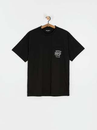 Póló Carhartt WIP Fragments Pocket (black/white)