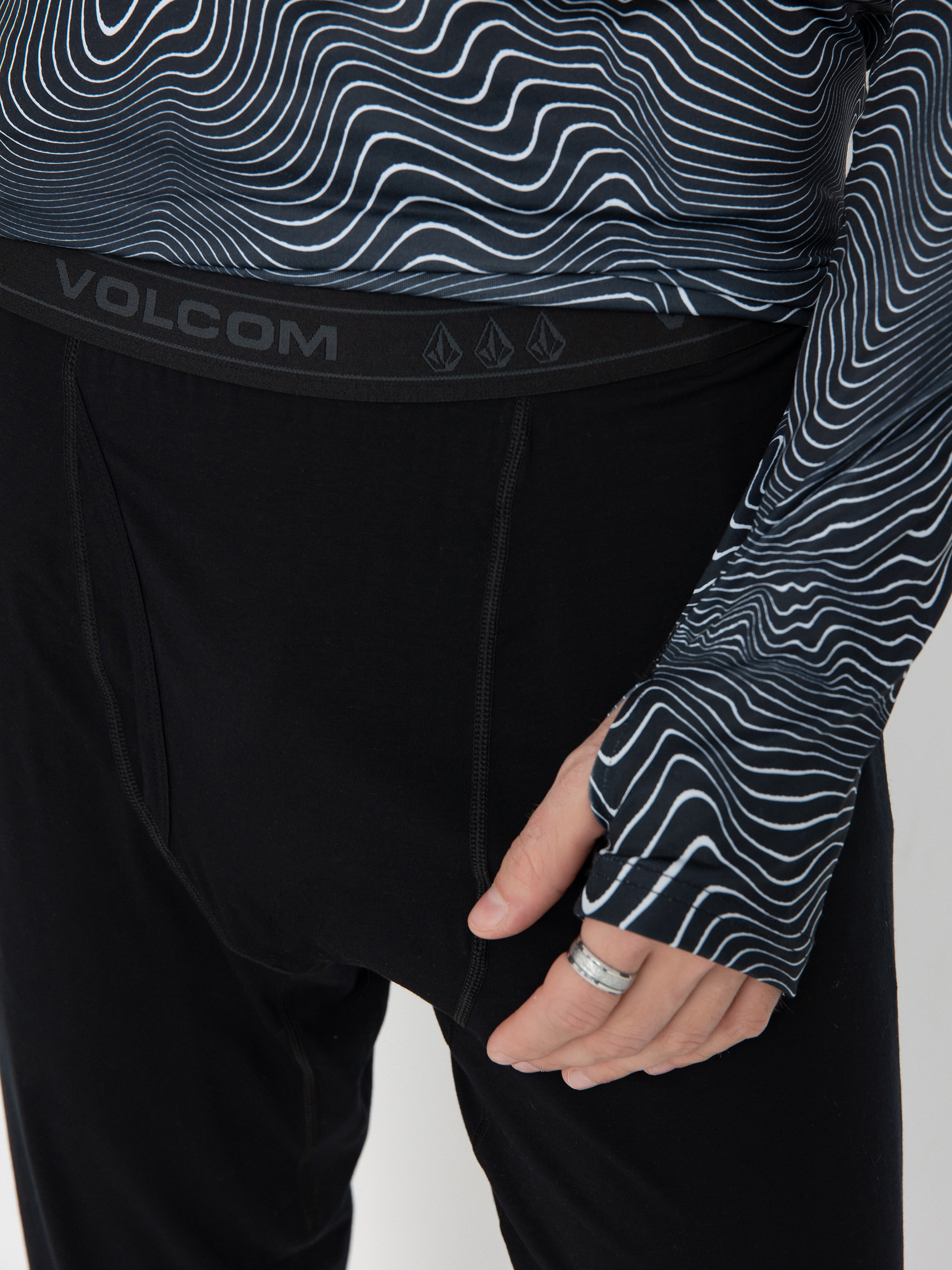 Férfi Thermo leggings Volcom M Merino Blend (black)