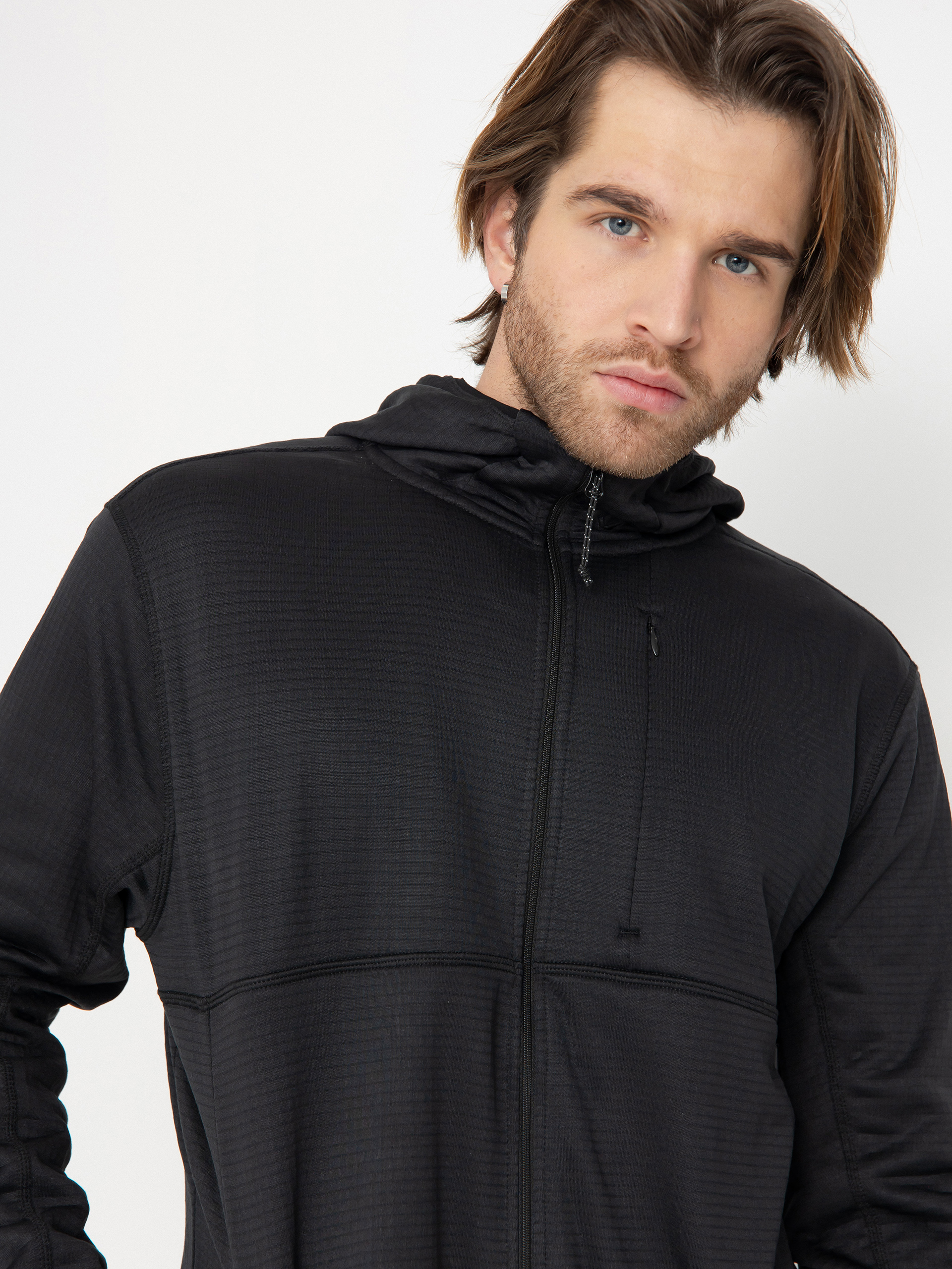 Férfi Thermo pulóver Volcom Gridlock Full Zip (black)