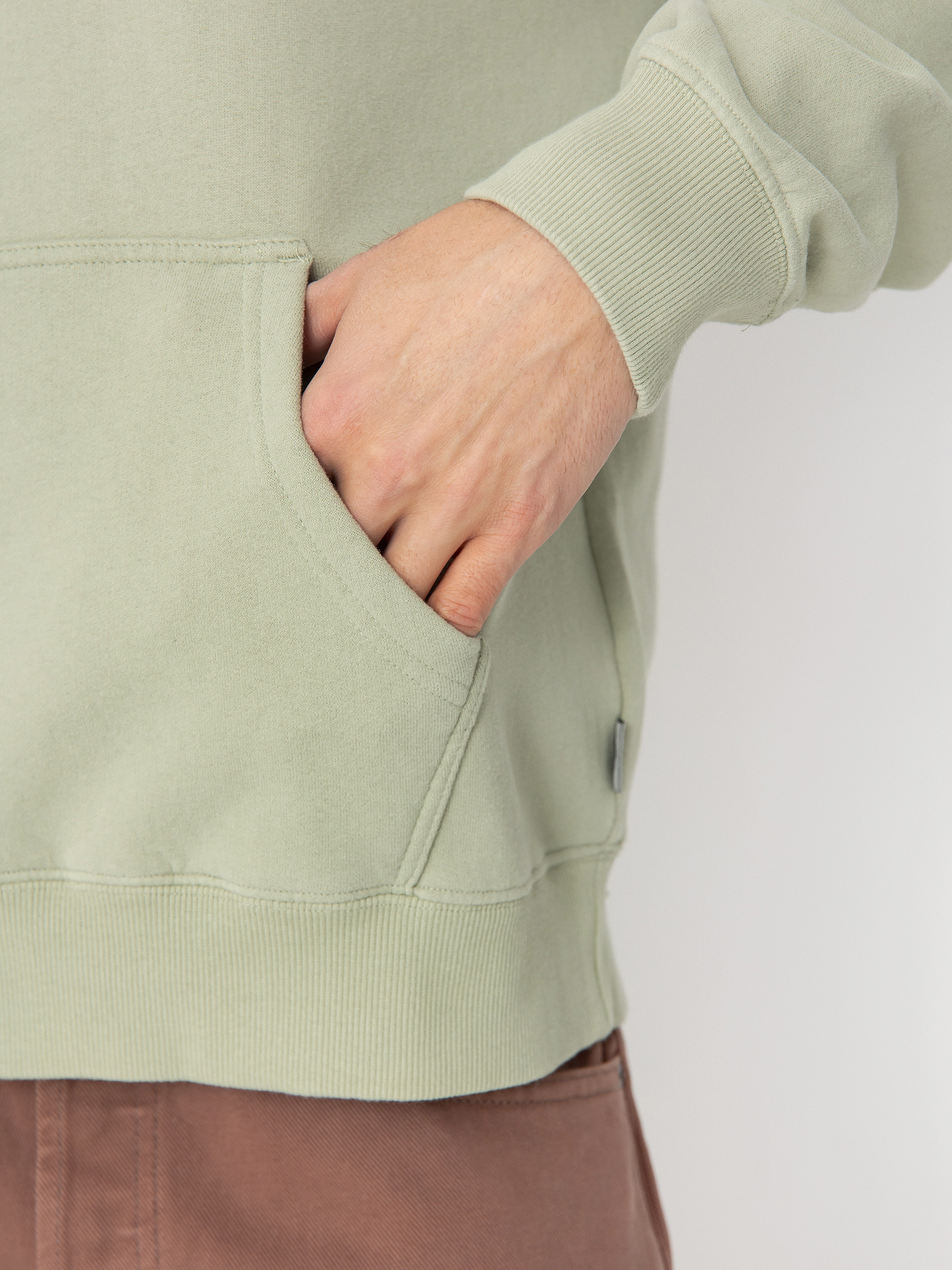 Kapucnis pulóver Quiksilver Good Hope Lake HD (desert sage)