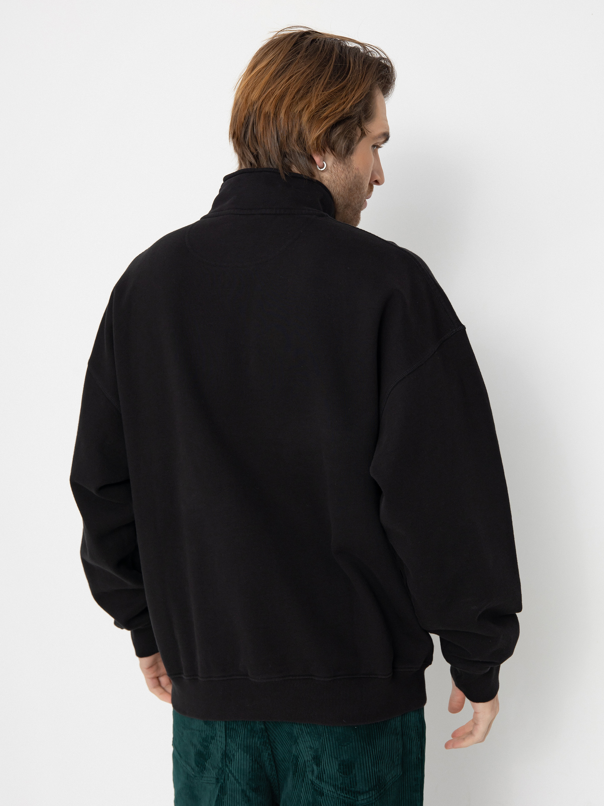 Pulóver Polar Skate Frankie Half Zip (black)