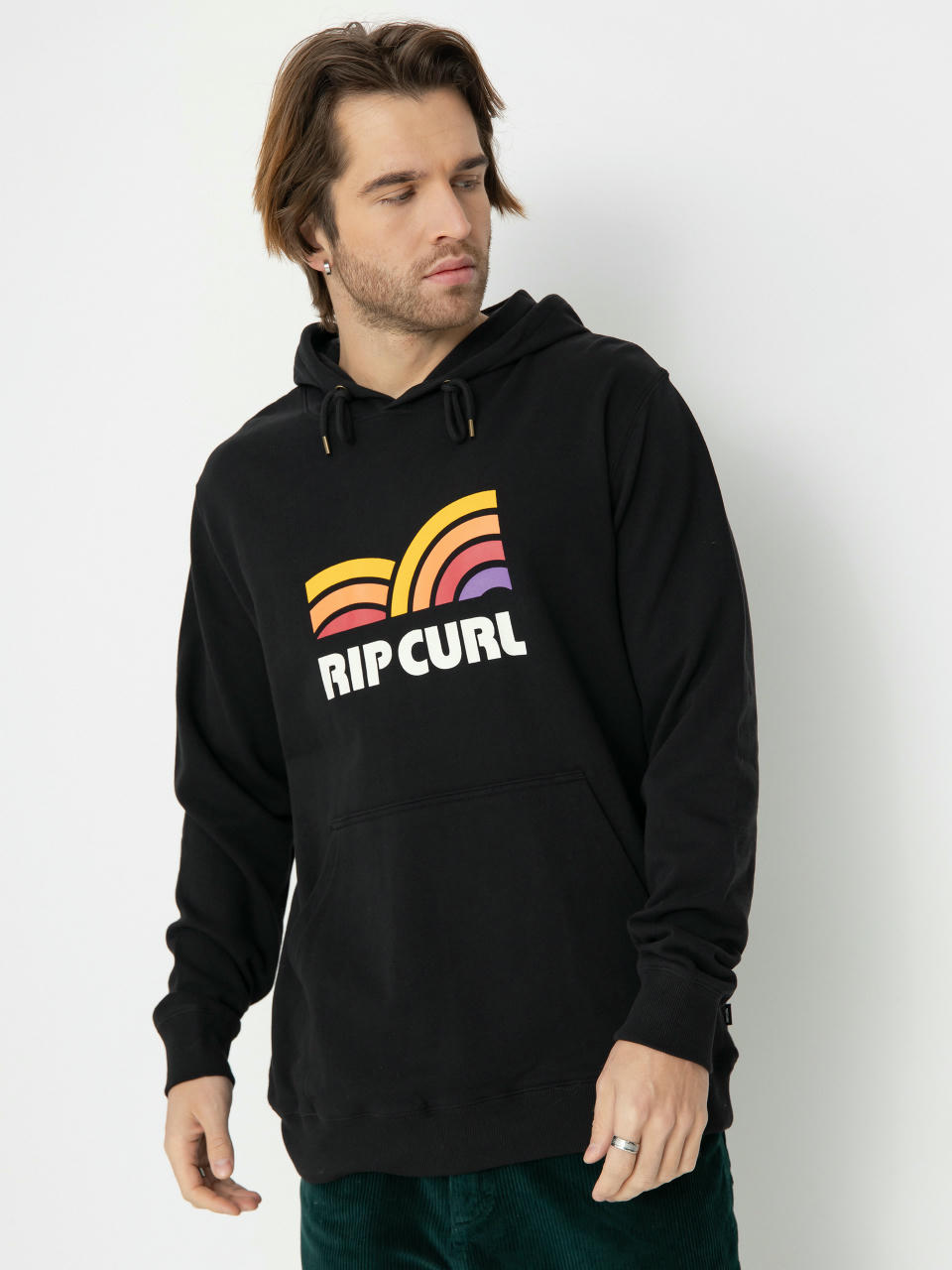 Kapucnis pulóver Rip Curl Surf Revival Capture HD (black)