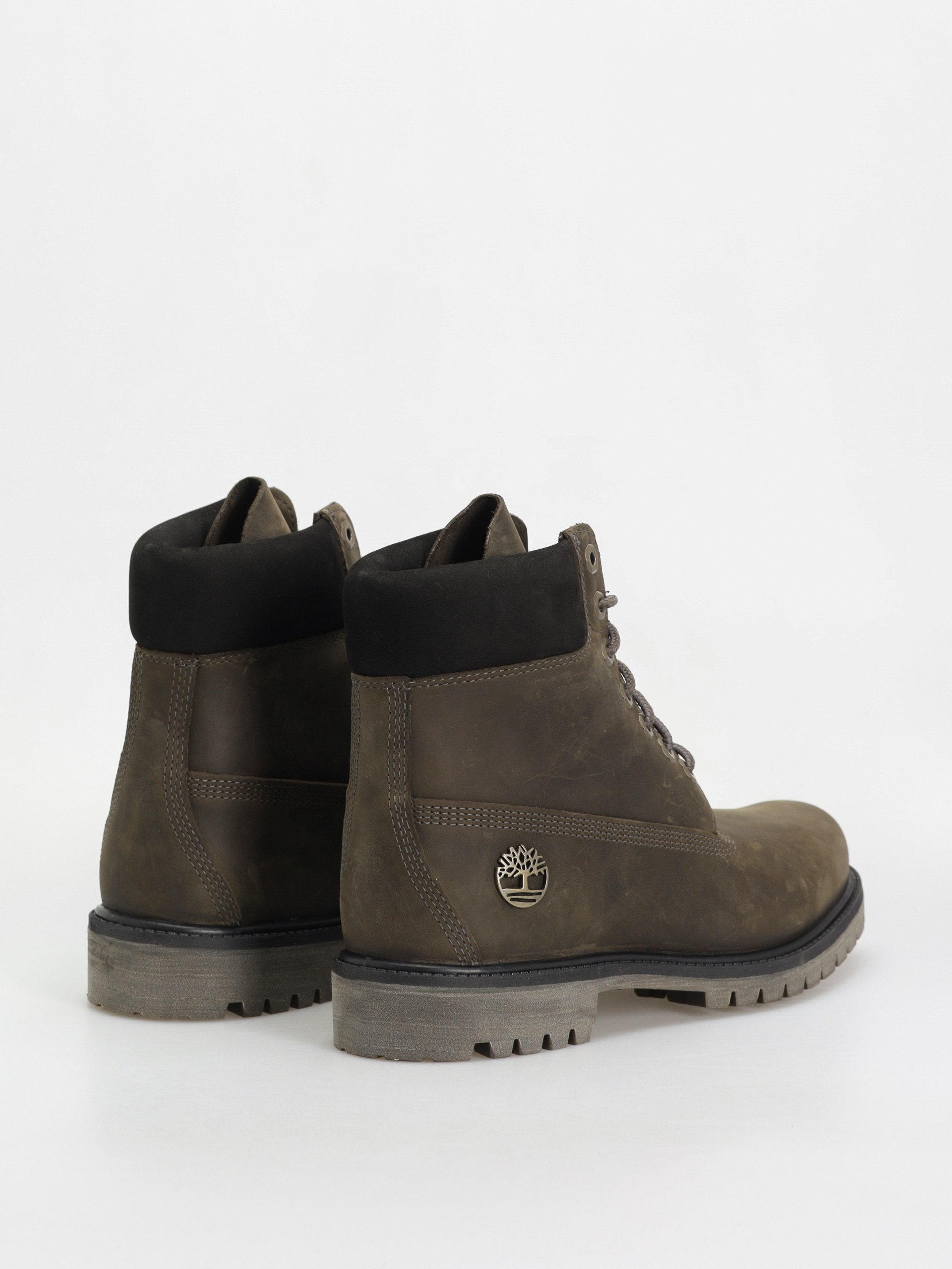 Timberland Premium 6 In Lace Téli cipők (medium grey full grain)