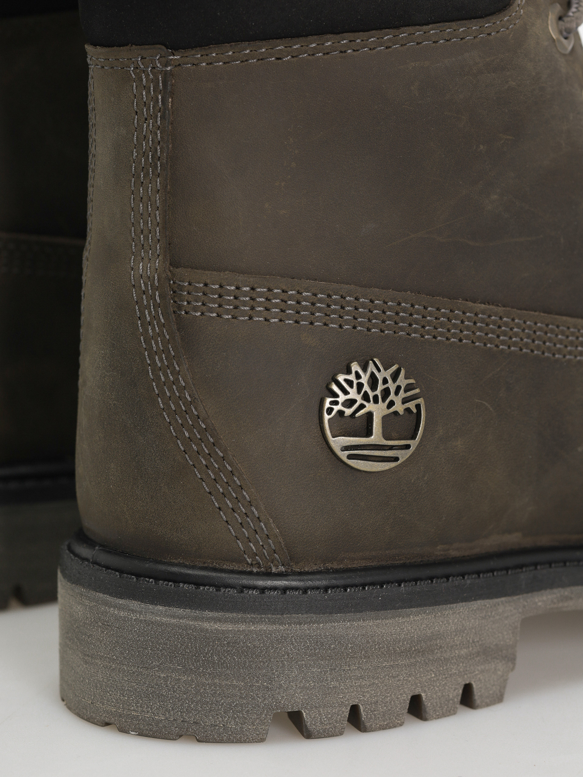 Timberland Premium 6 In Lace Téli cipők (medium grey full grain)