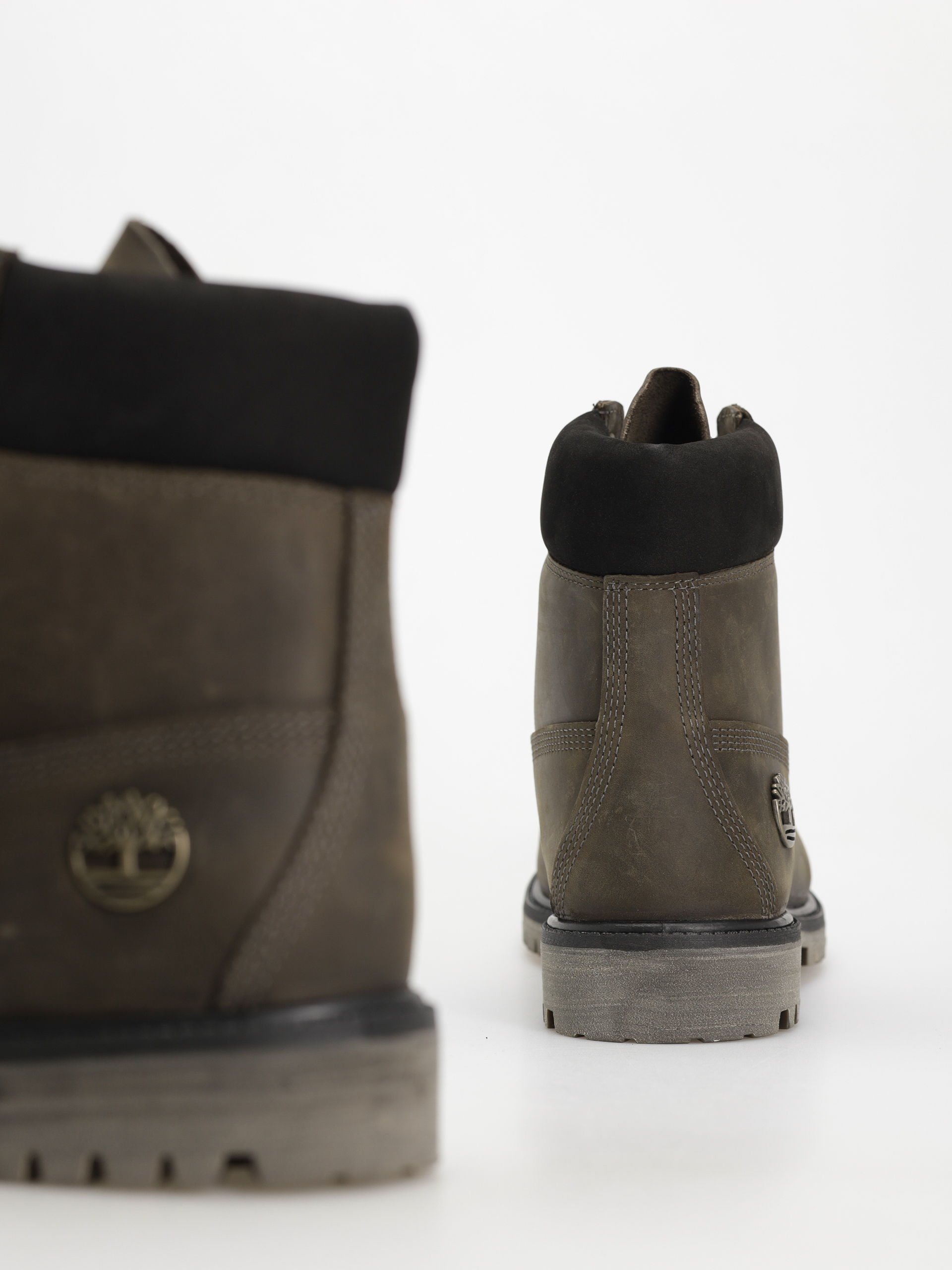 Timberland Premium 6 In Lace Téli cipők (medium grey full grain)