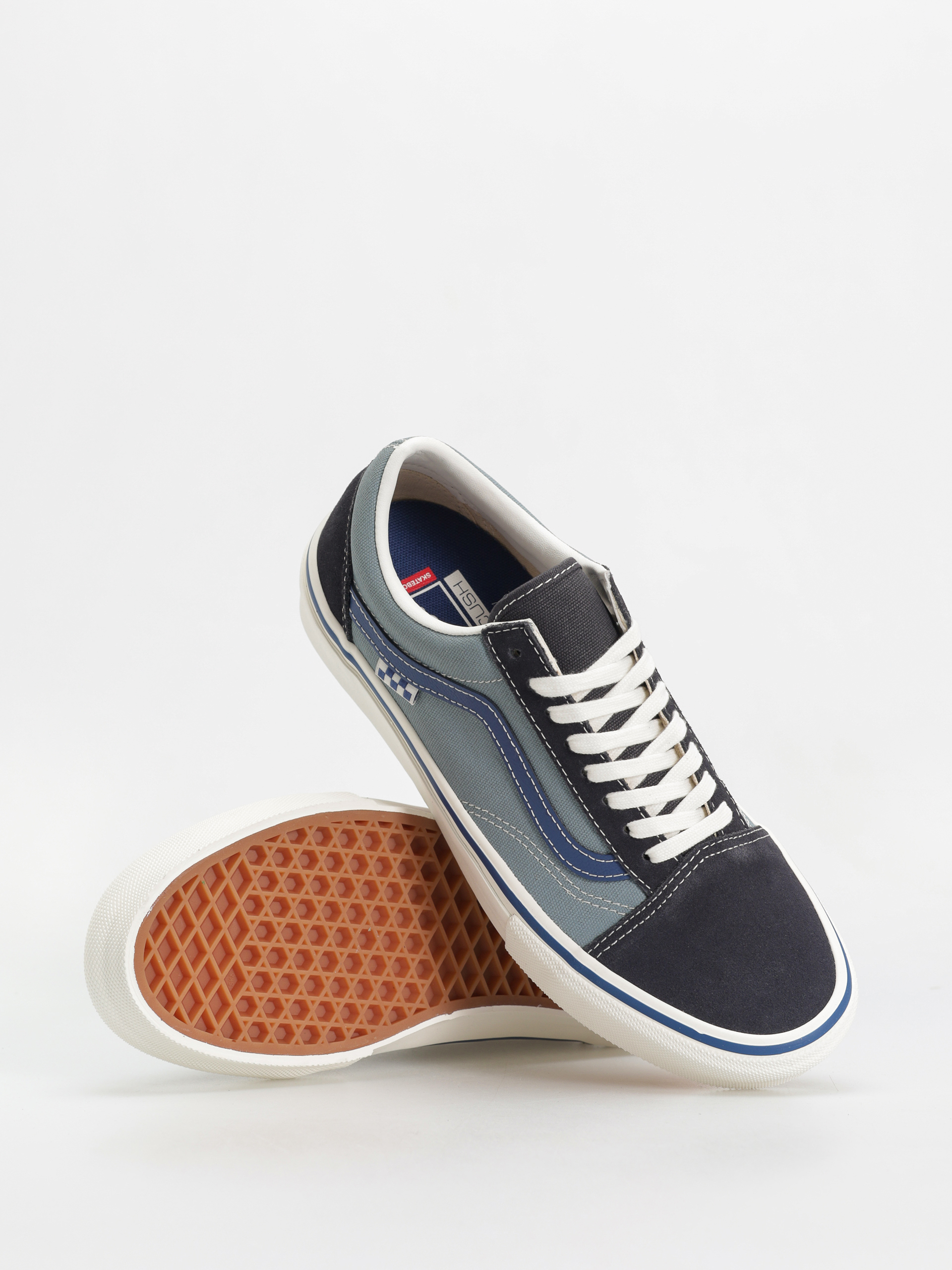 Vans Skate Old Skool Cipők (elijah berle/vintage blue)