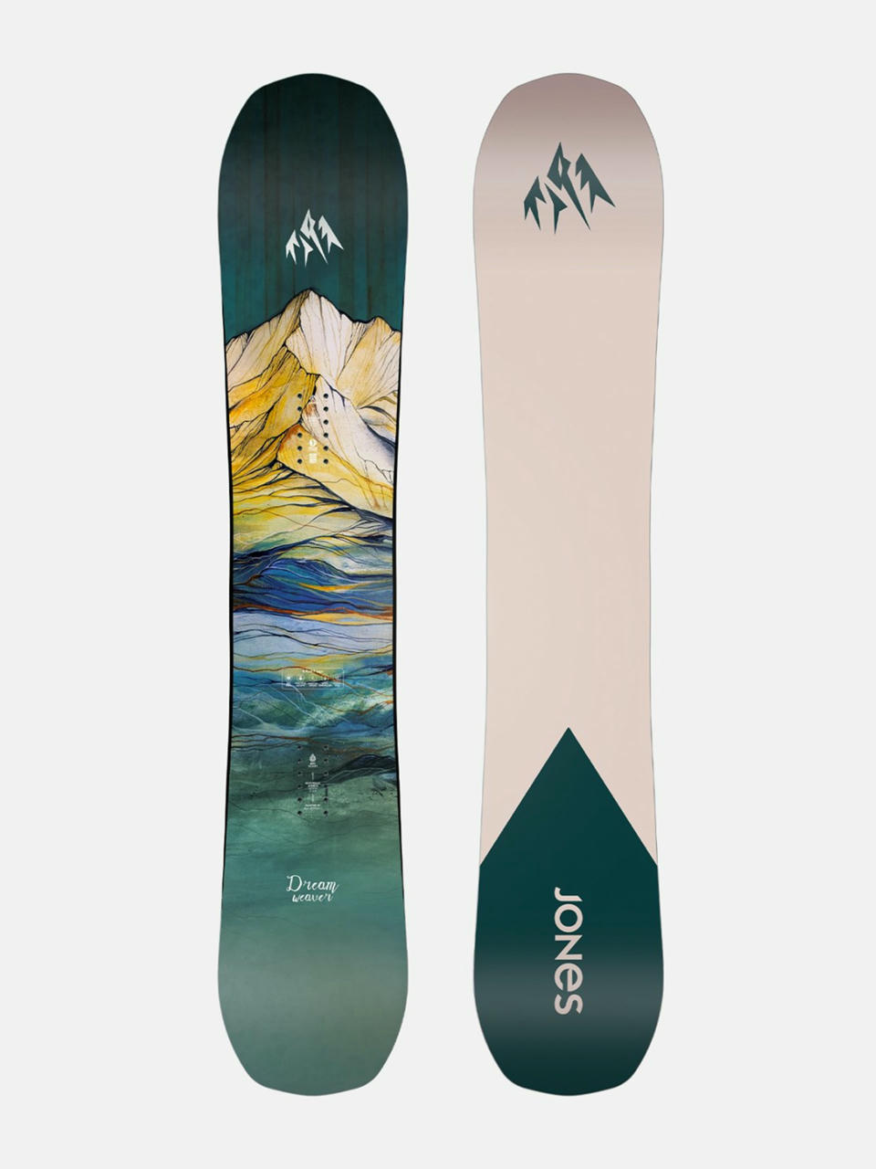 Női Snowboard Jones Snowboards Dream Weaver (white/dark teal)