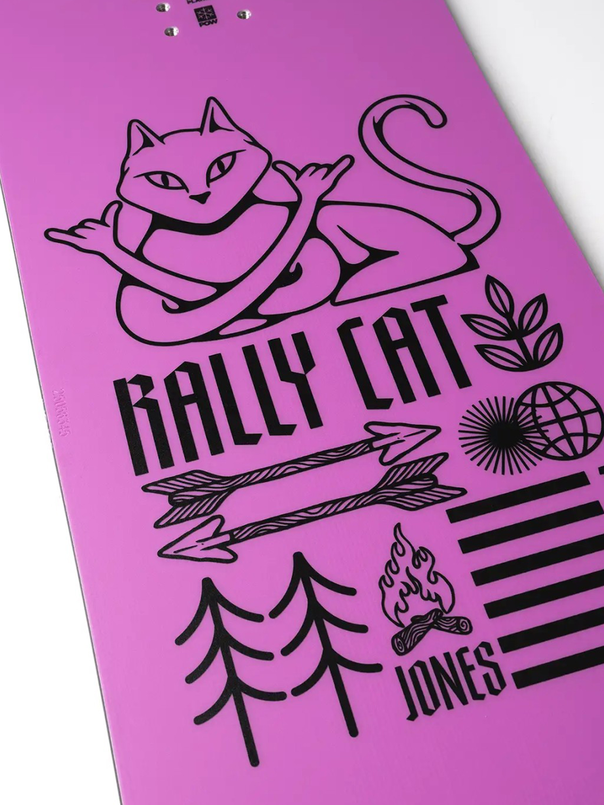 Női Snowboard Jones Snowboards Rally Cat (pink/black)