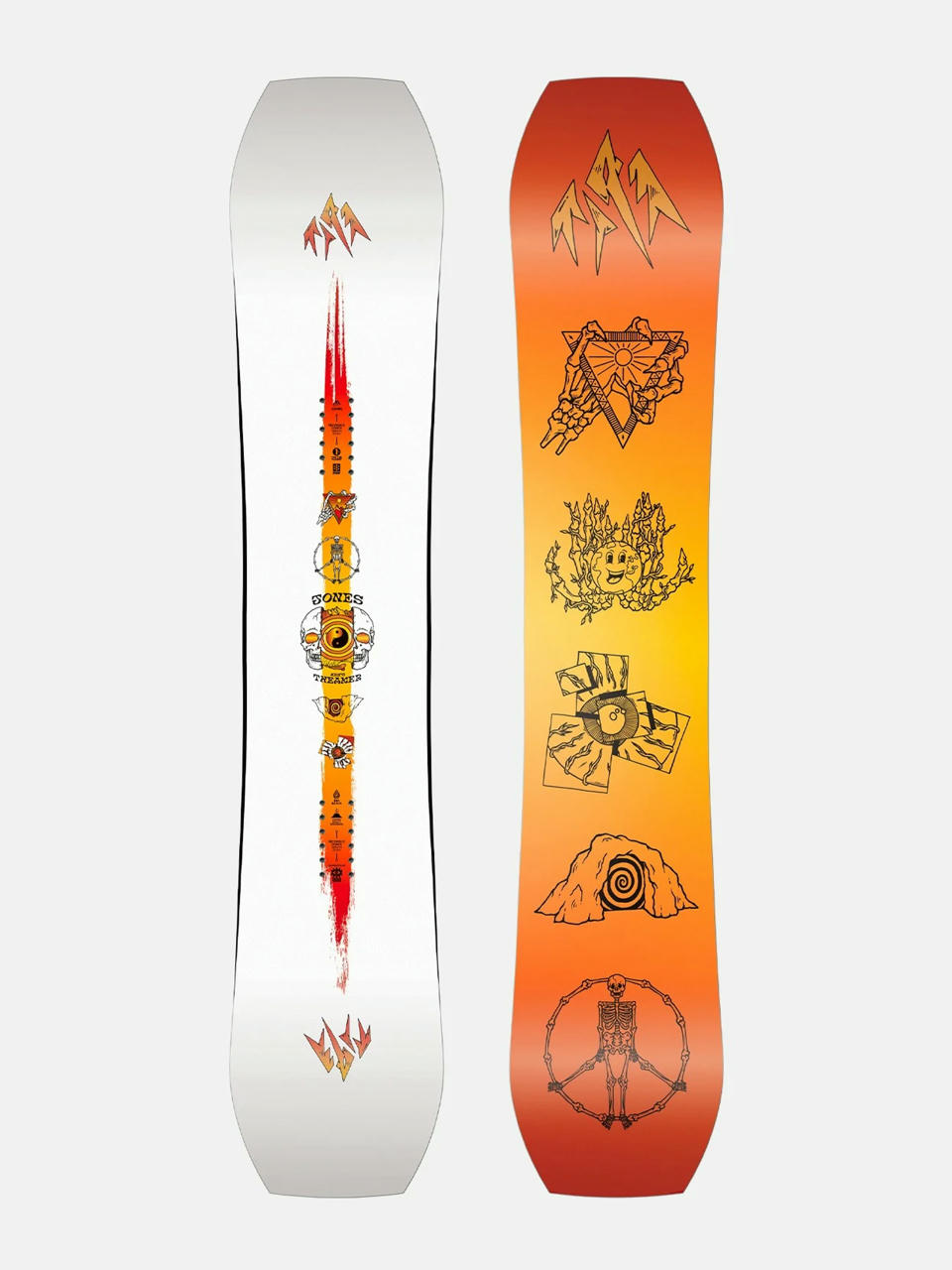 Férfi Snowboard Jones Snowboards Tweaker (orange/yellow)