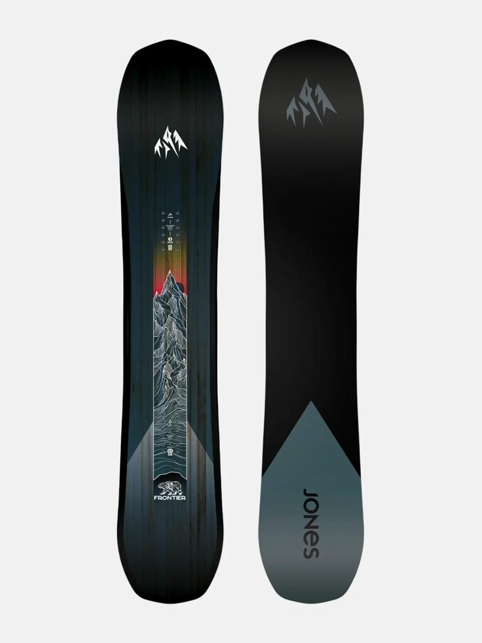 Férfi Snowboard Jones Snowboards Frontier (black/dark teal)