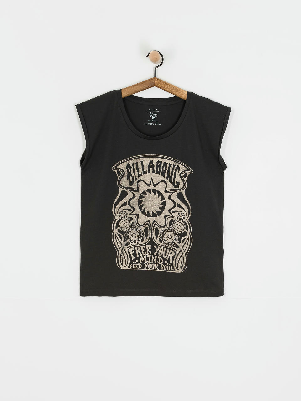 Billabong Mind Free Wmn Póló (off black)