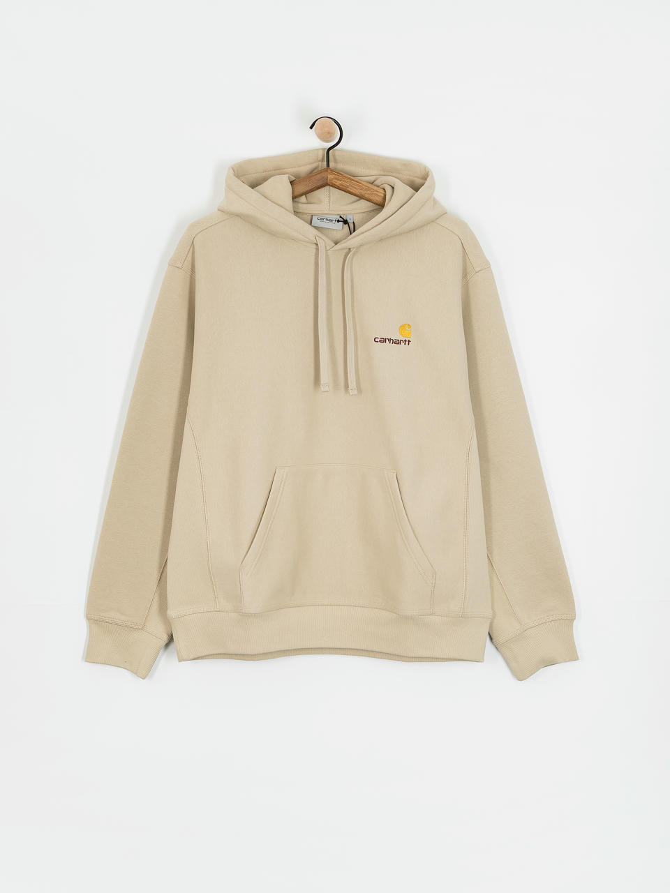 Carhartt WIP American Script HD Kapucnis pulóver (fleur de sel)