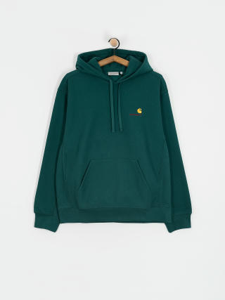 Carhartt WIP American Script HD Kapucnis pulóver (malachite)