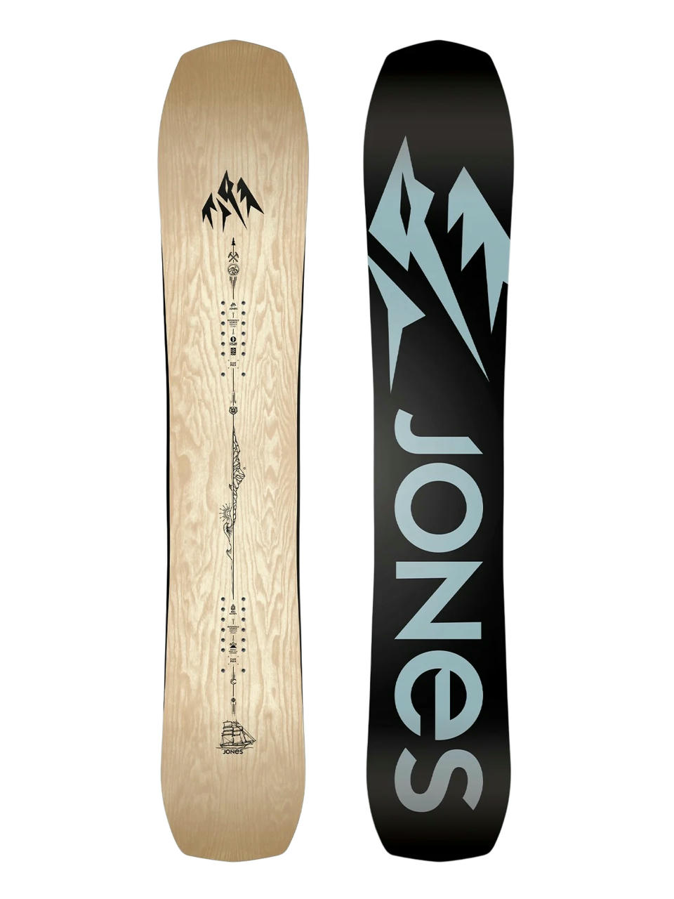 Férfi Snowboard Jones Snowboards Flagship (black/blue)