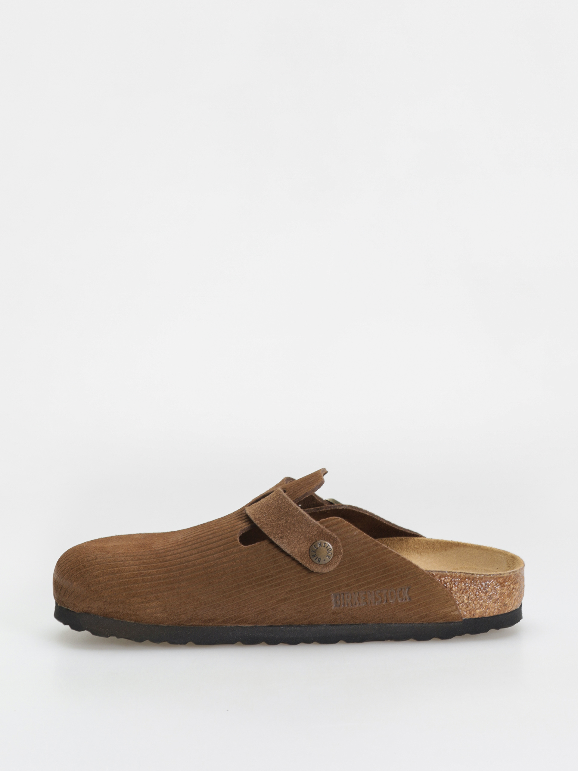 Birkenstock Boston Suede Embossed Narrow Wmn Flip-flop papucsok (corduroy dark tea)