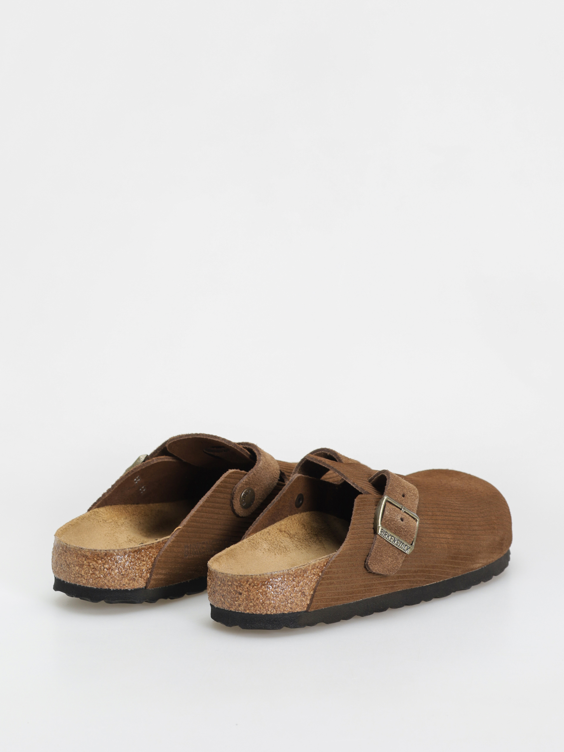 Birkenstock Boston Suede Embossed Narrow Wmn Flip-flop papucsok (corduroy dark tea)
