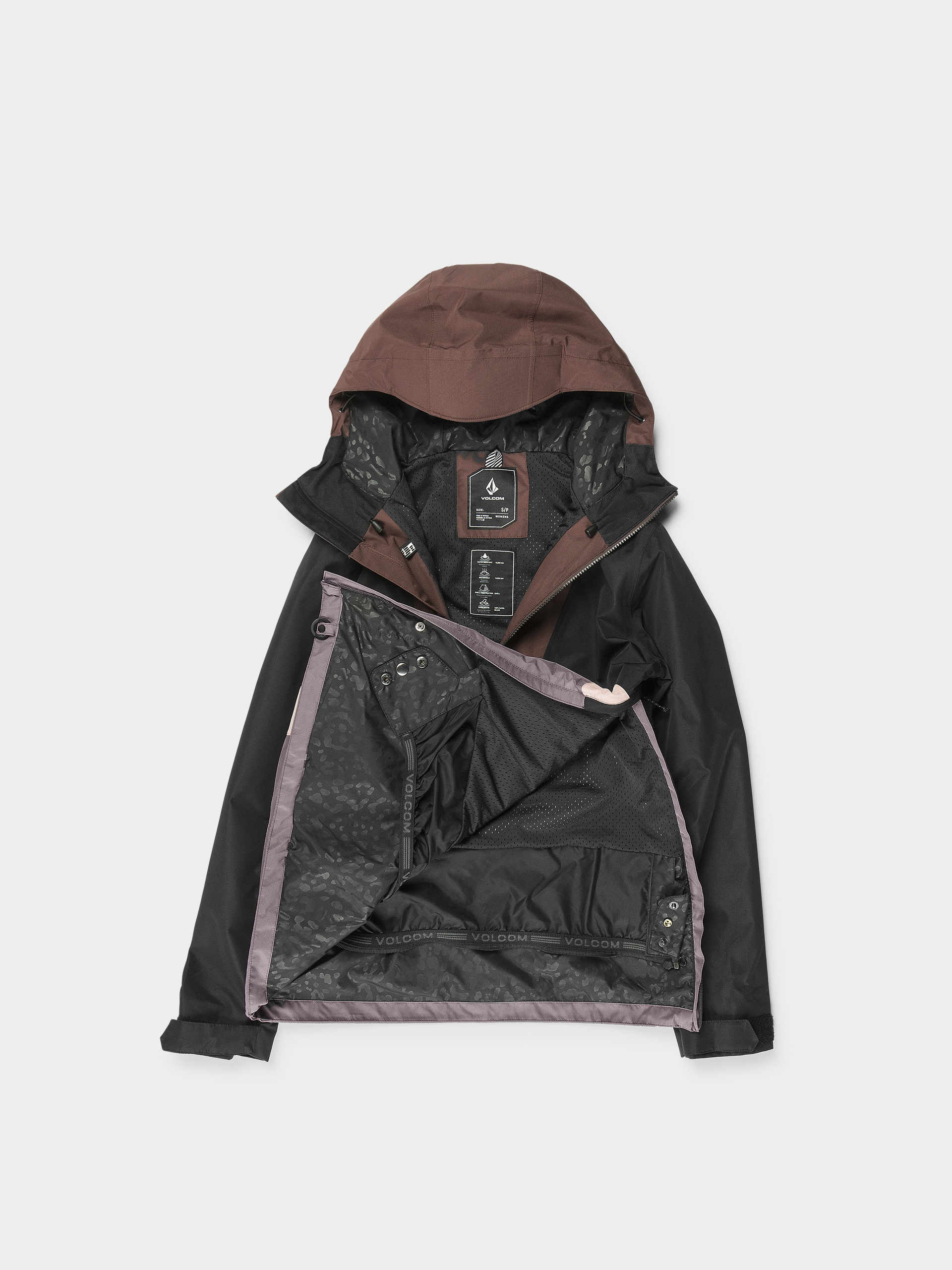 Női Snowboard dzseki Volcom Ashfield Pullover (dusty lavender)