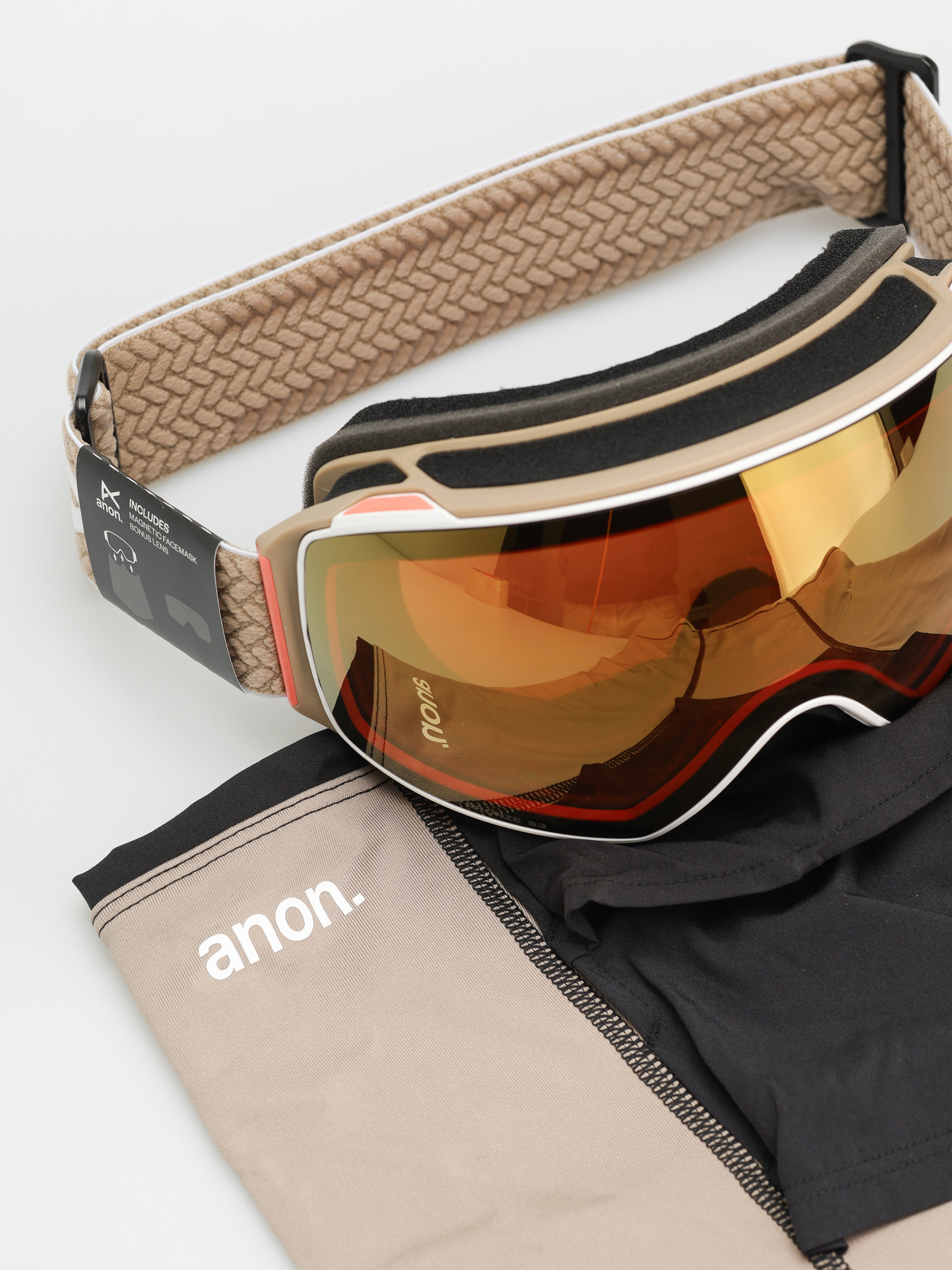 Anon M4 Toric Mfi Snowboard szemüveg (summit taupe/perceive sunny bronze/perceive cloudy burst)