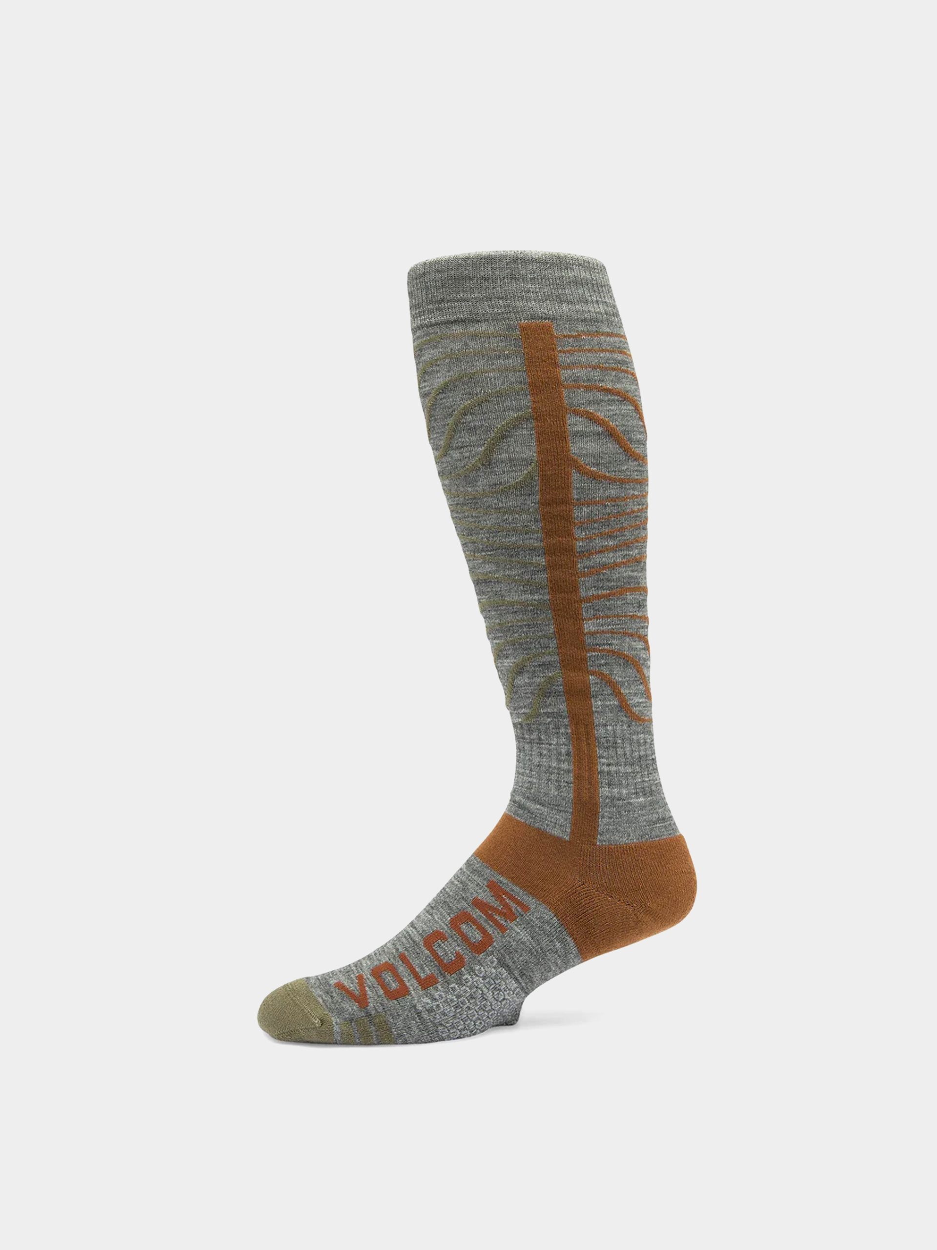 Zokni Volcom Heavy Over The Calf (heather grey)