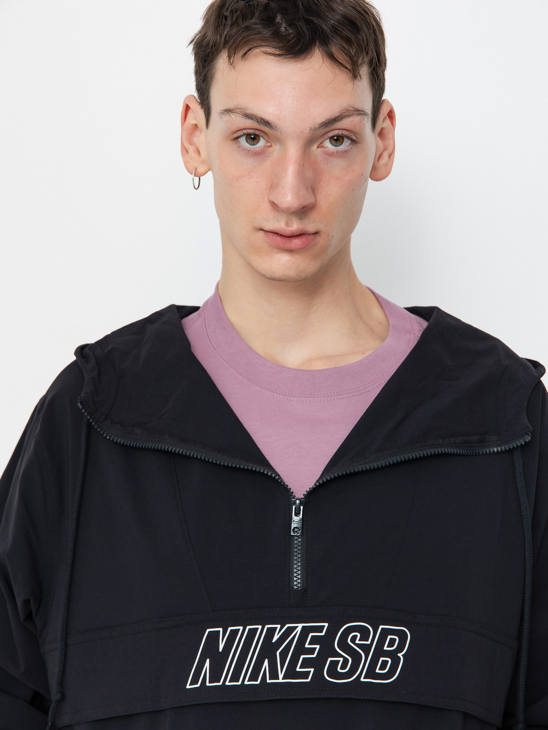 Nike SB Essential Woven Dzseki (black/white)