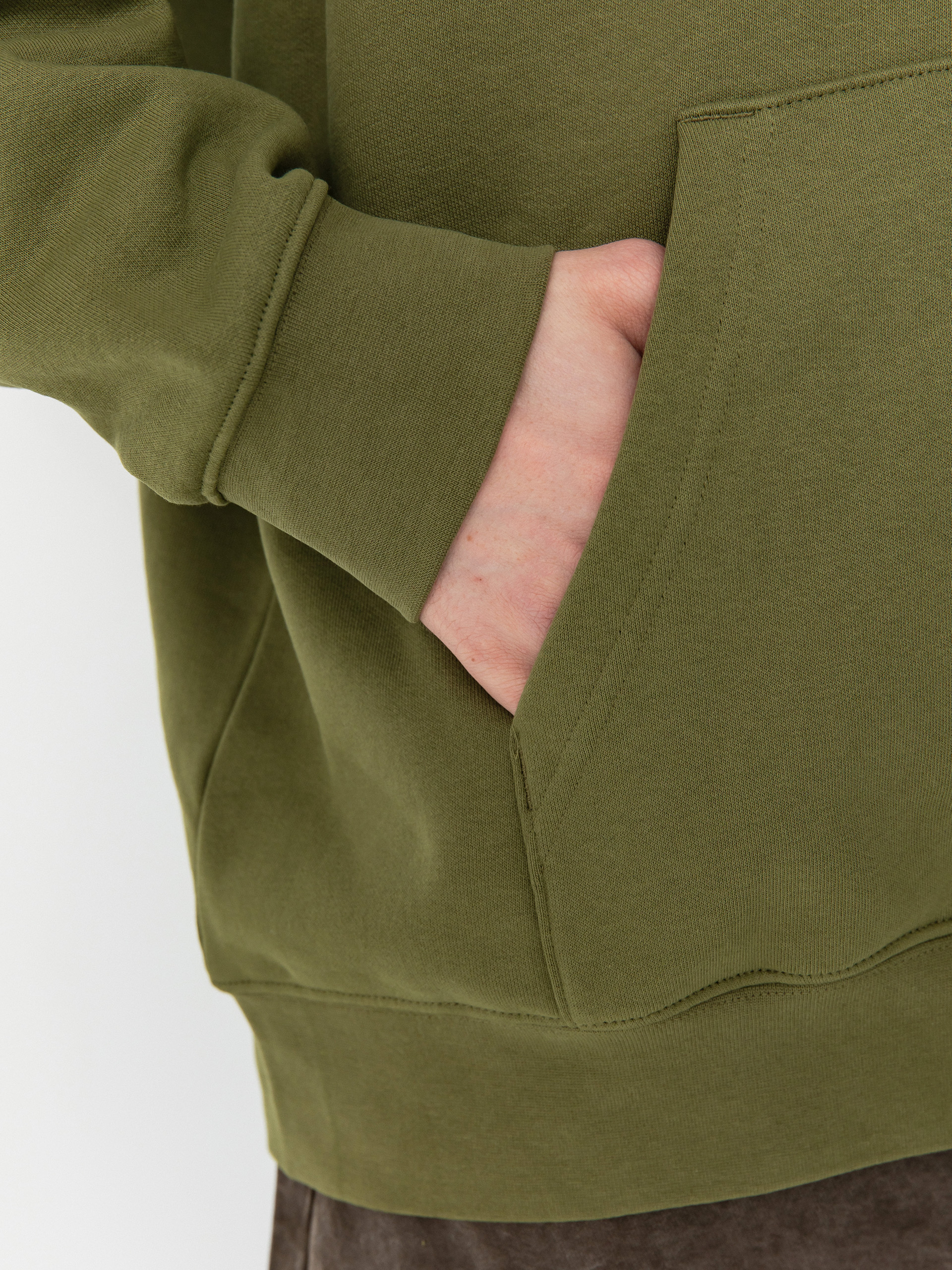 OBEY Eyes Icon HD Kapucnis pulóver (moss green)