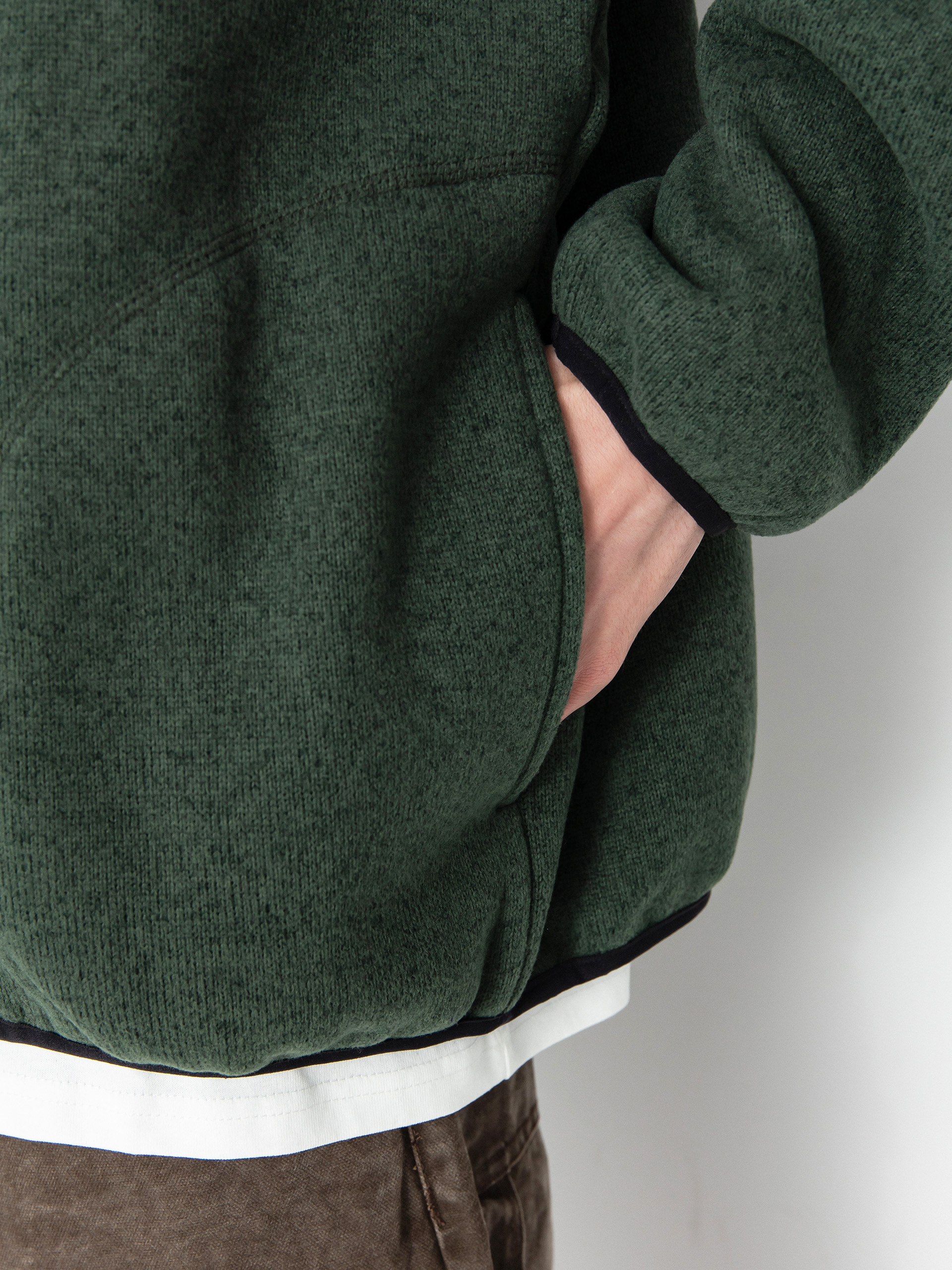 Férfi Polár pulóver Element Sahtu Zip (deep forest)