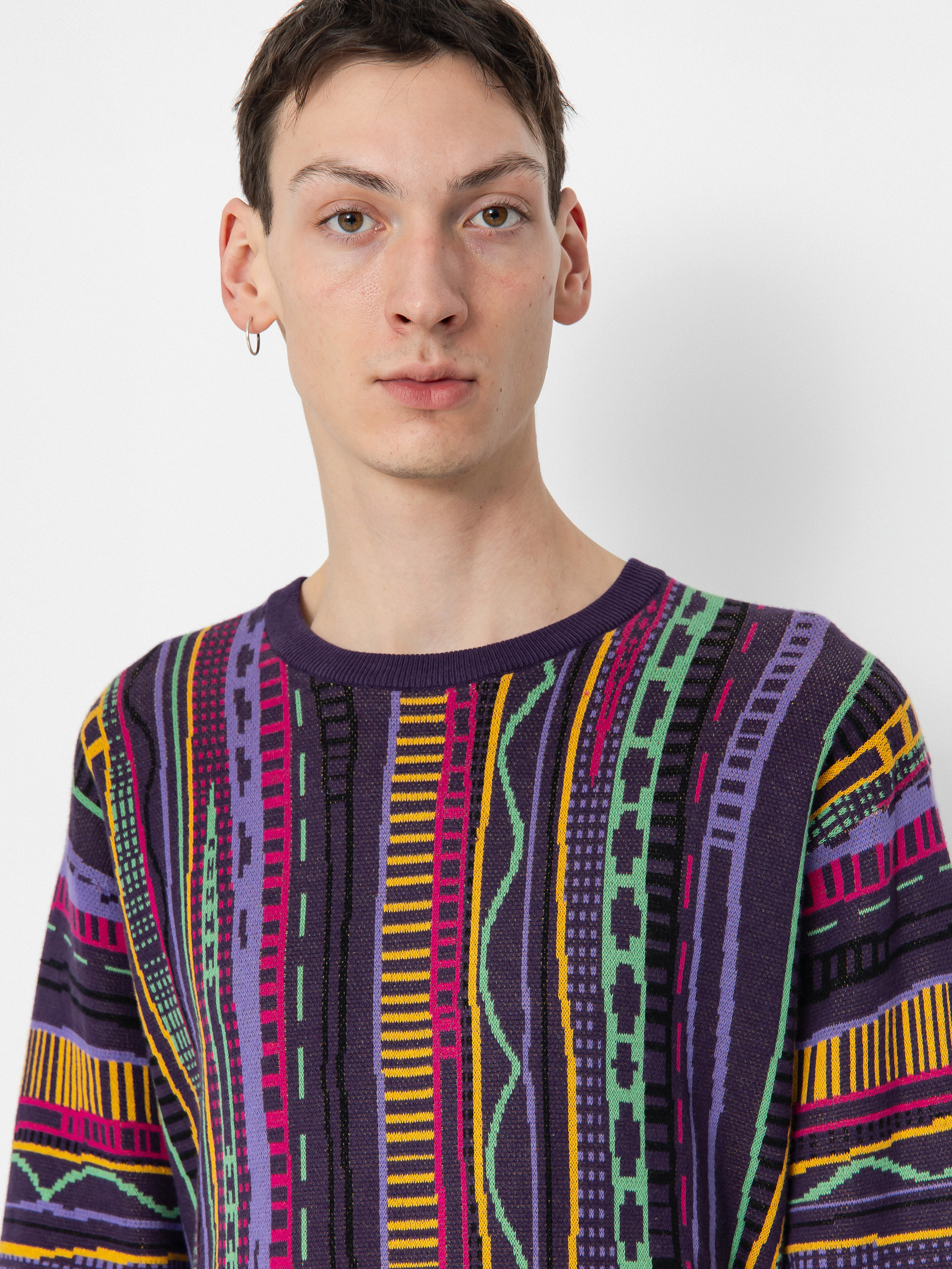 Iriedaily Theodore Knit Pulóver (deep purple)