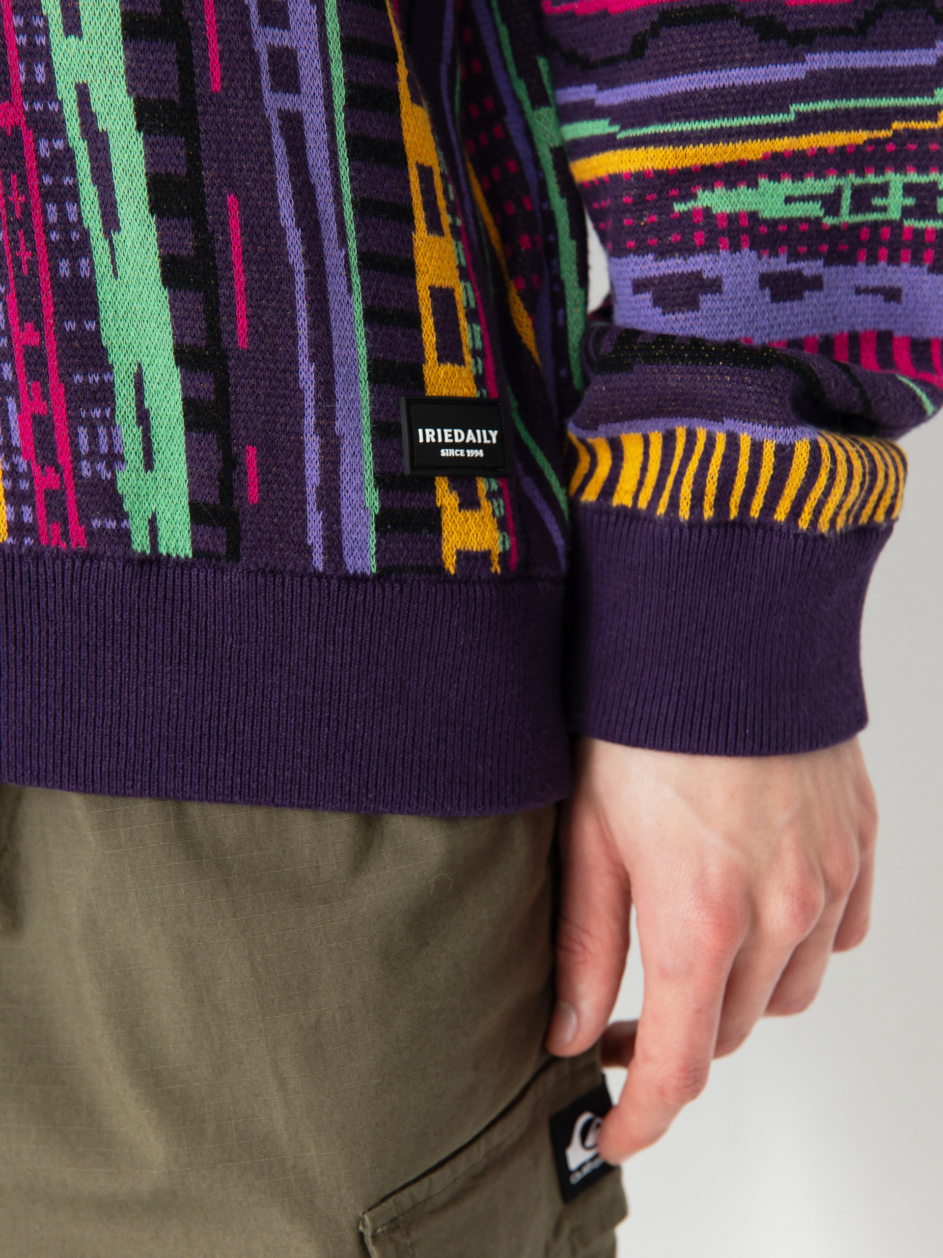 Iriedaily Theodore Knit Pulóver (deep purple)