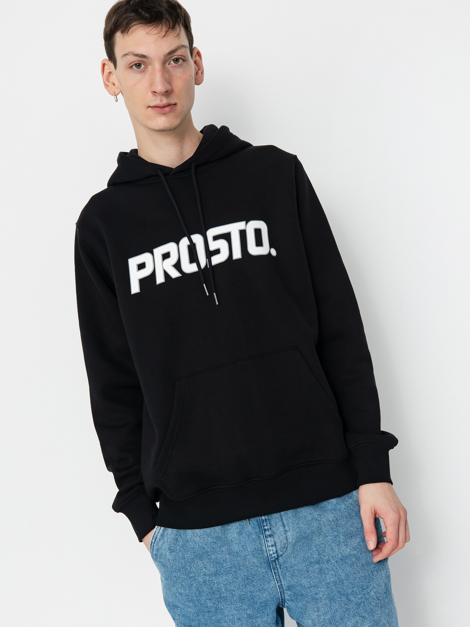 Prosto Sweer HD Kapucnis pulóver (black)