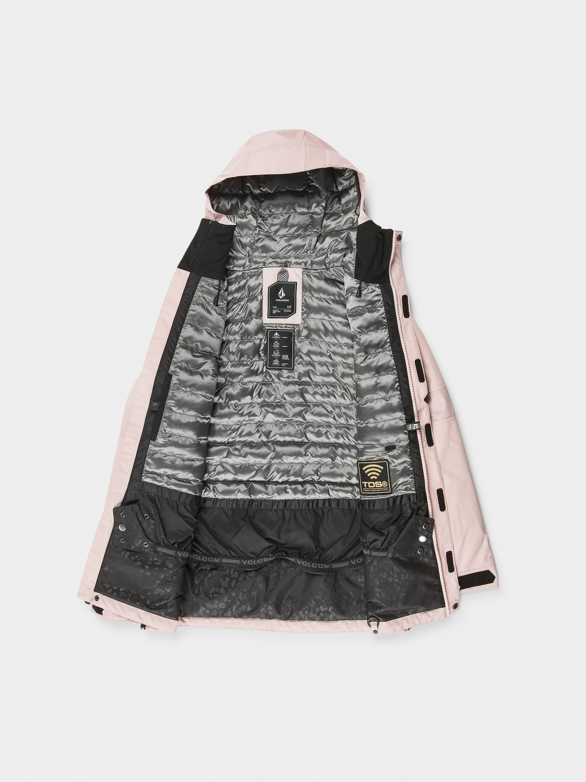 Női Snowboard dzseki Volcom Larx 2L Tds Inf Parka (adobe rose)