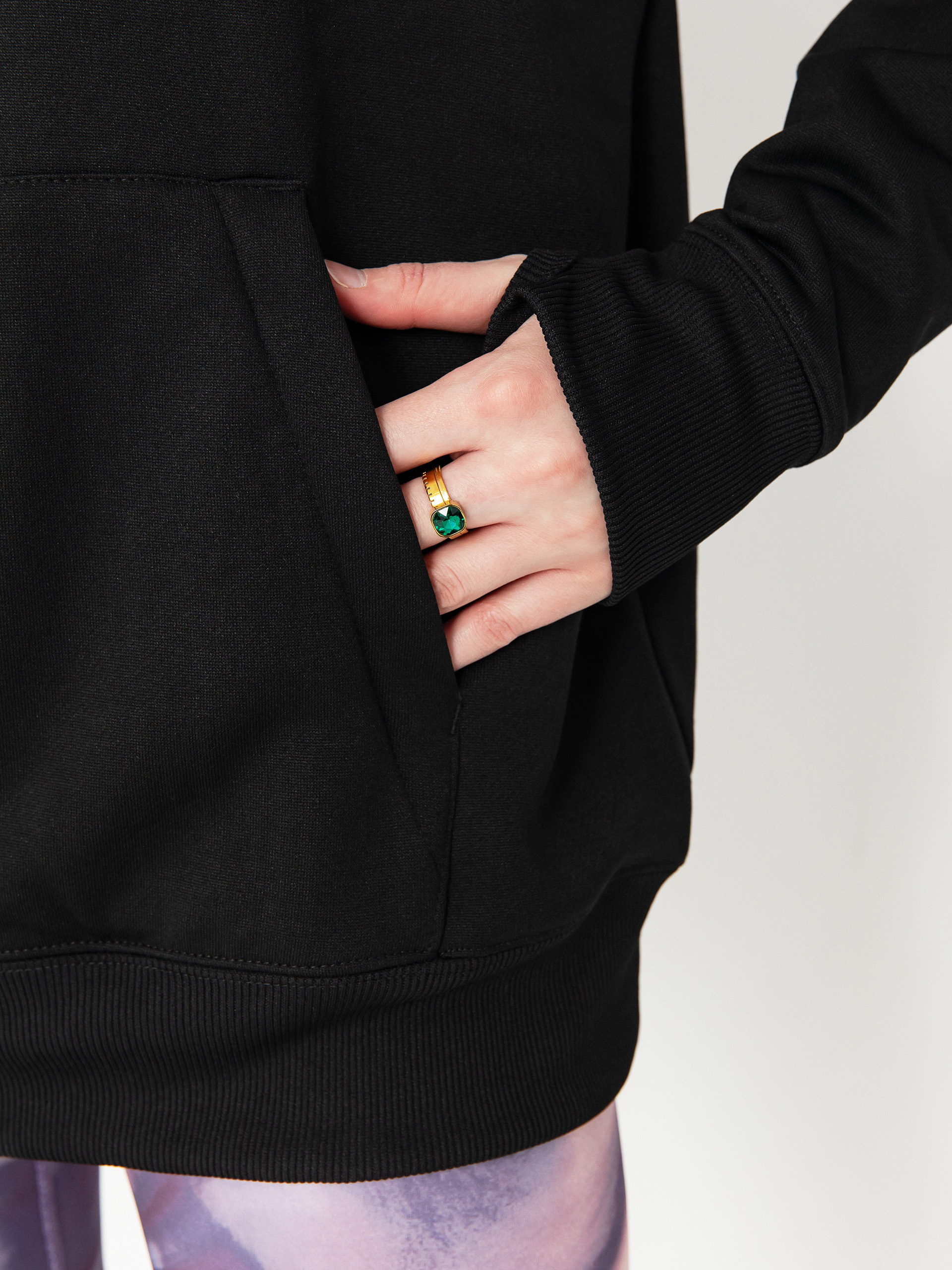 Női Volcom Riding Hydro HD Thermo pulóver (black)