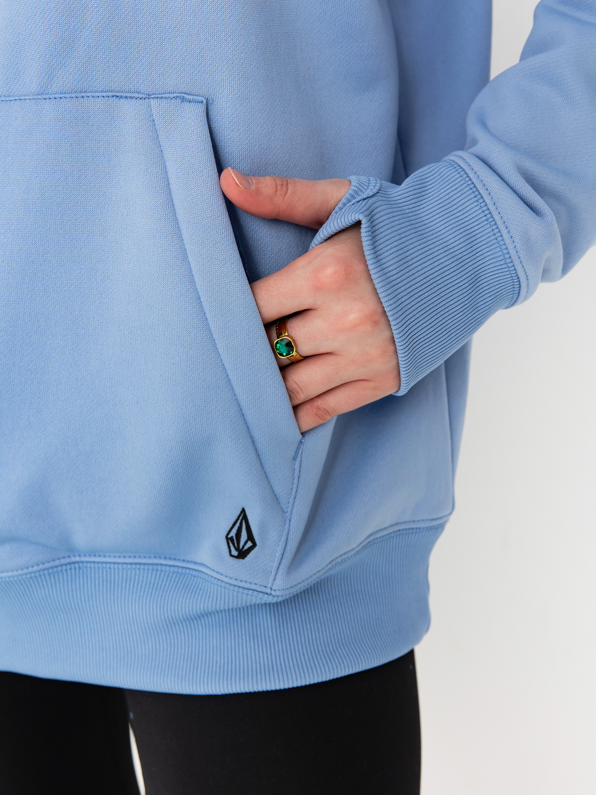 Női Volcom Riding Hydro HD Thermo pulóver (crystal blue)