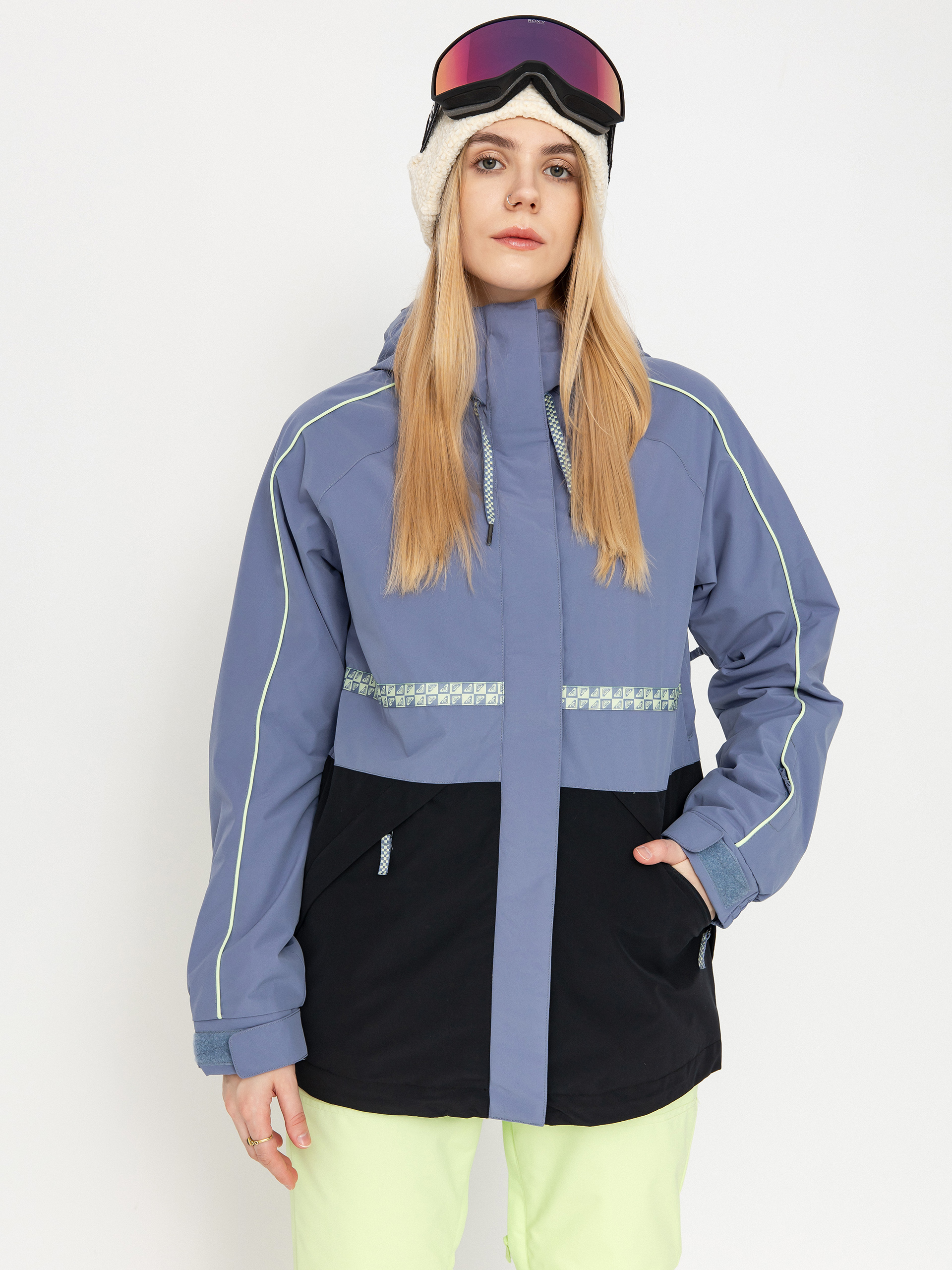 Női Snowboard dzseki Roxy Highridge Hoodie (wild wind)