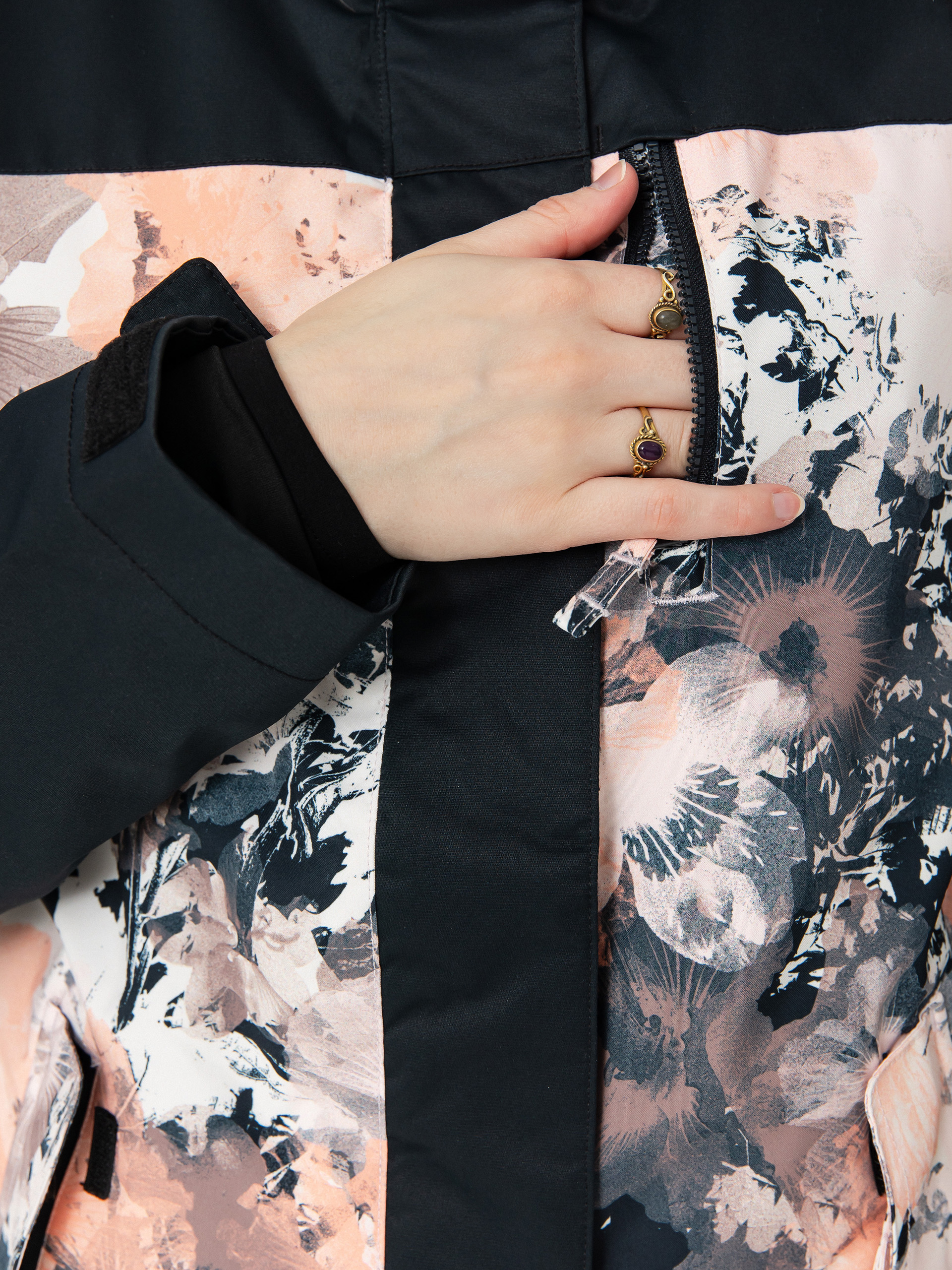 Női Snowboard dzseki Roxy Jetty Block (dreamy picture)