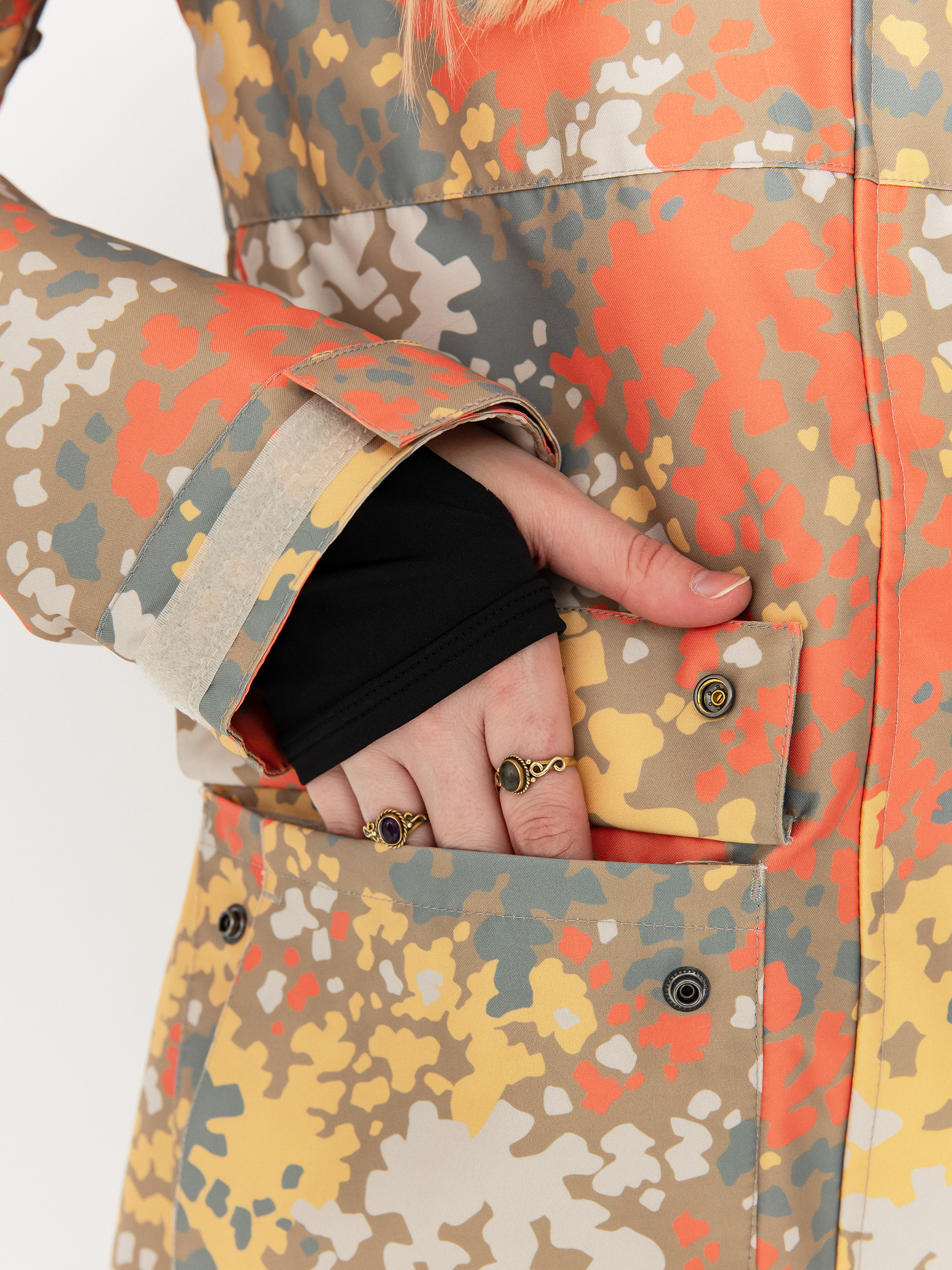 Női DC Cruiser Snowboard dzseki (fractal coral)