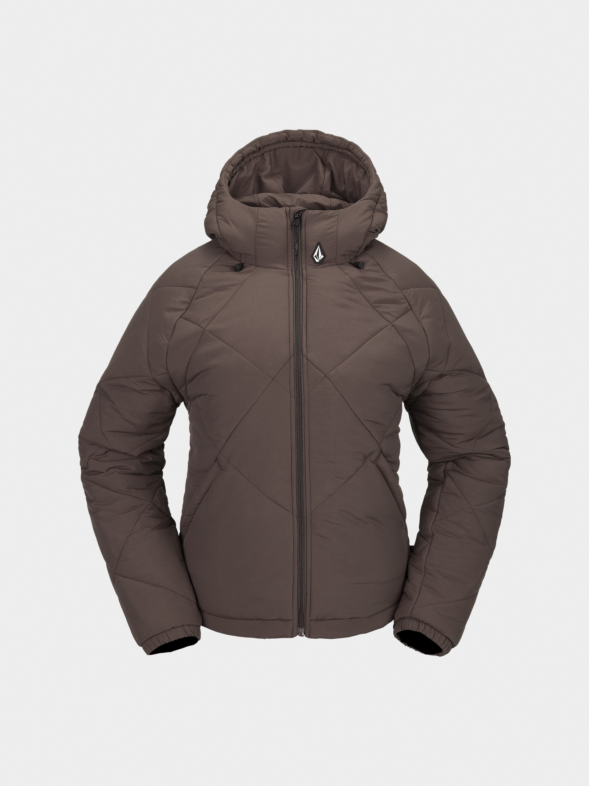 Női Snowboard dzseki Volcom Quinn Puff (mahogany)