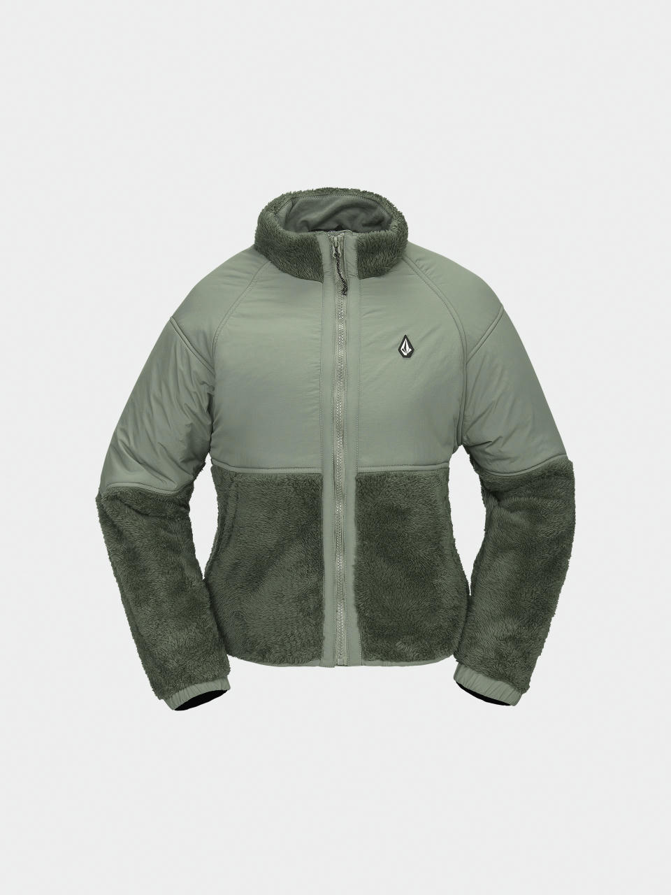 Női Snowboard dzseki Volcom Daphne Full Zip (lichen green)