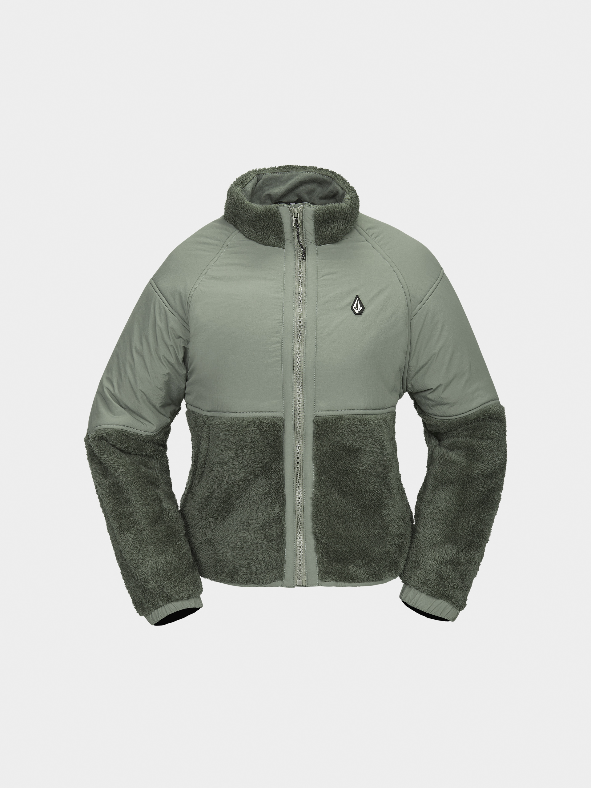 Snowboard dzseki Volcom Daphne Full Zip Wmn (lichen green)