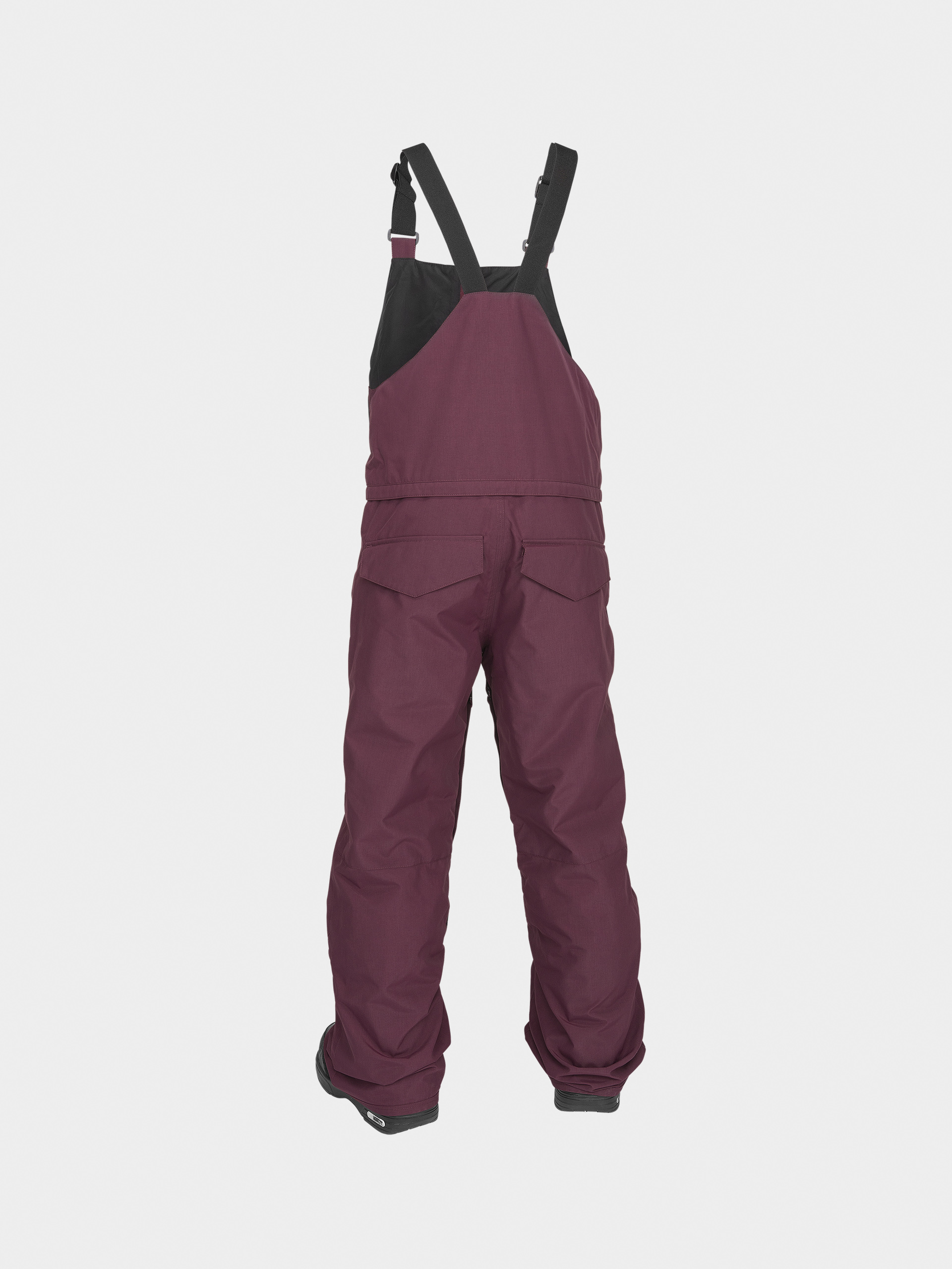 Snowboard nadrág Volcom Barkley Ins Bib Overall JR (burgundy)