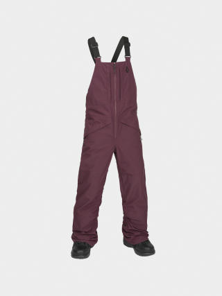 Snowboard nadrág Volcom Barkley Ins Bib Overall JR (burgundy)