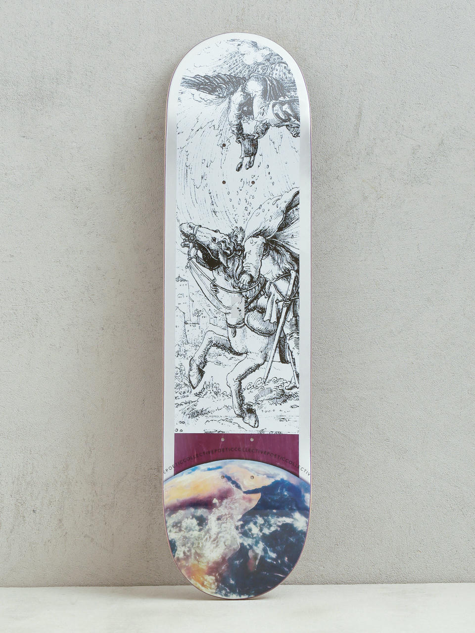 Poetic Collective Earth Board Gördeszka lap (silver/purple)