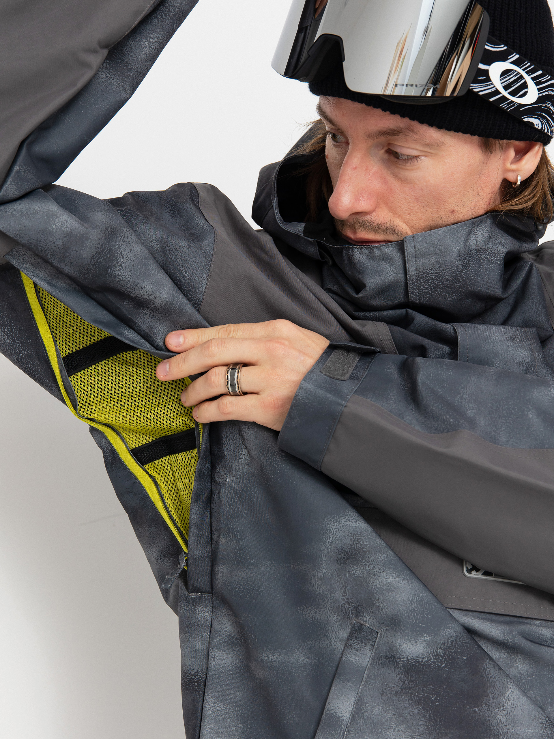 Férfi Snowboard dzseki DC 43 (overspray)