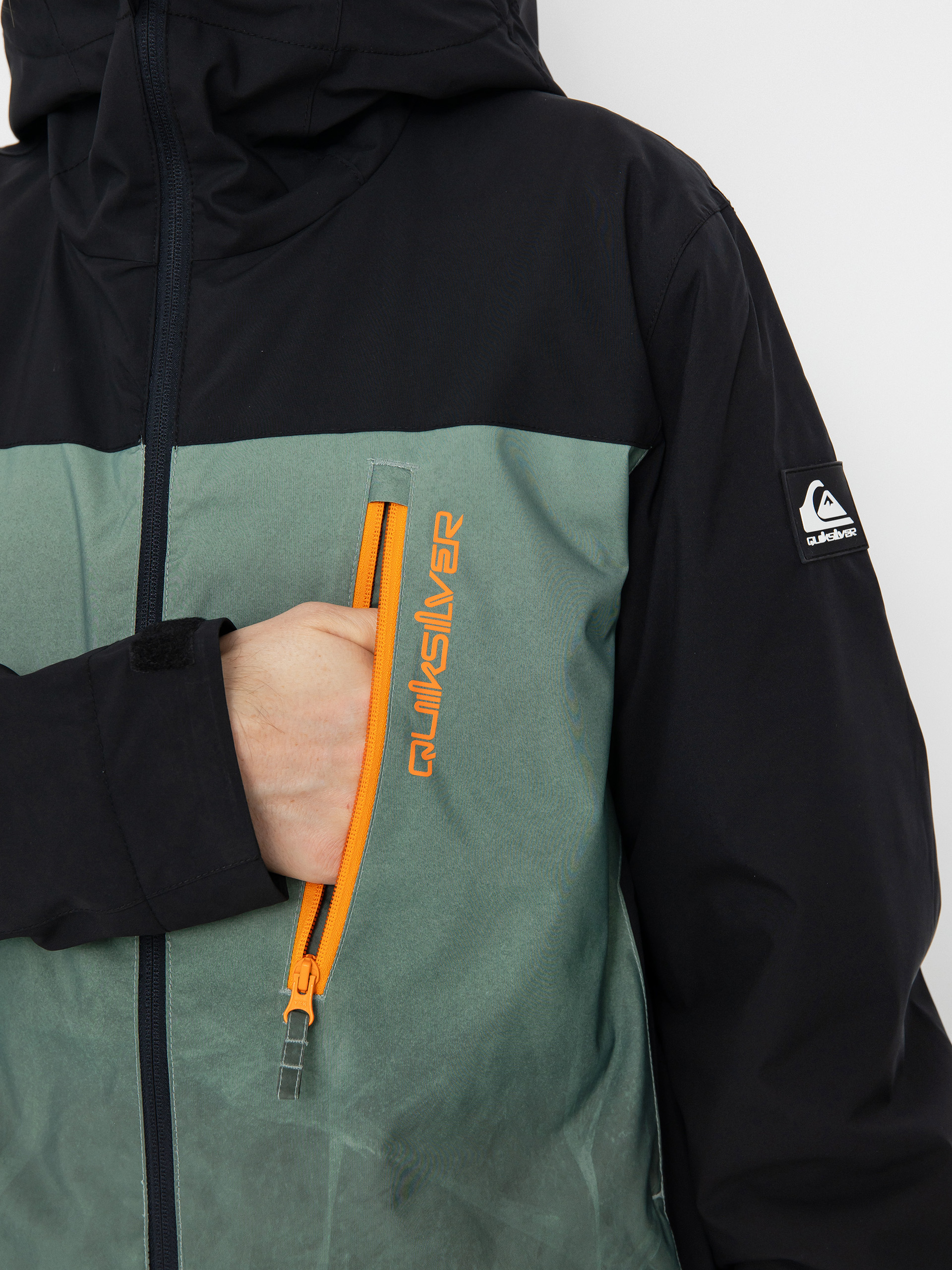 Férfi Snowboard dzseki Quiksilver Morton (gradient iced sea sp)