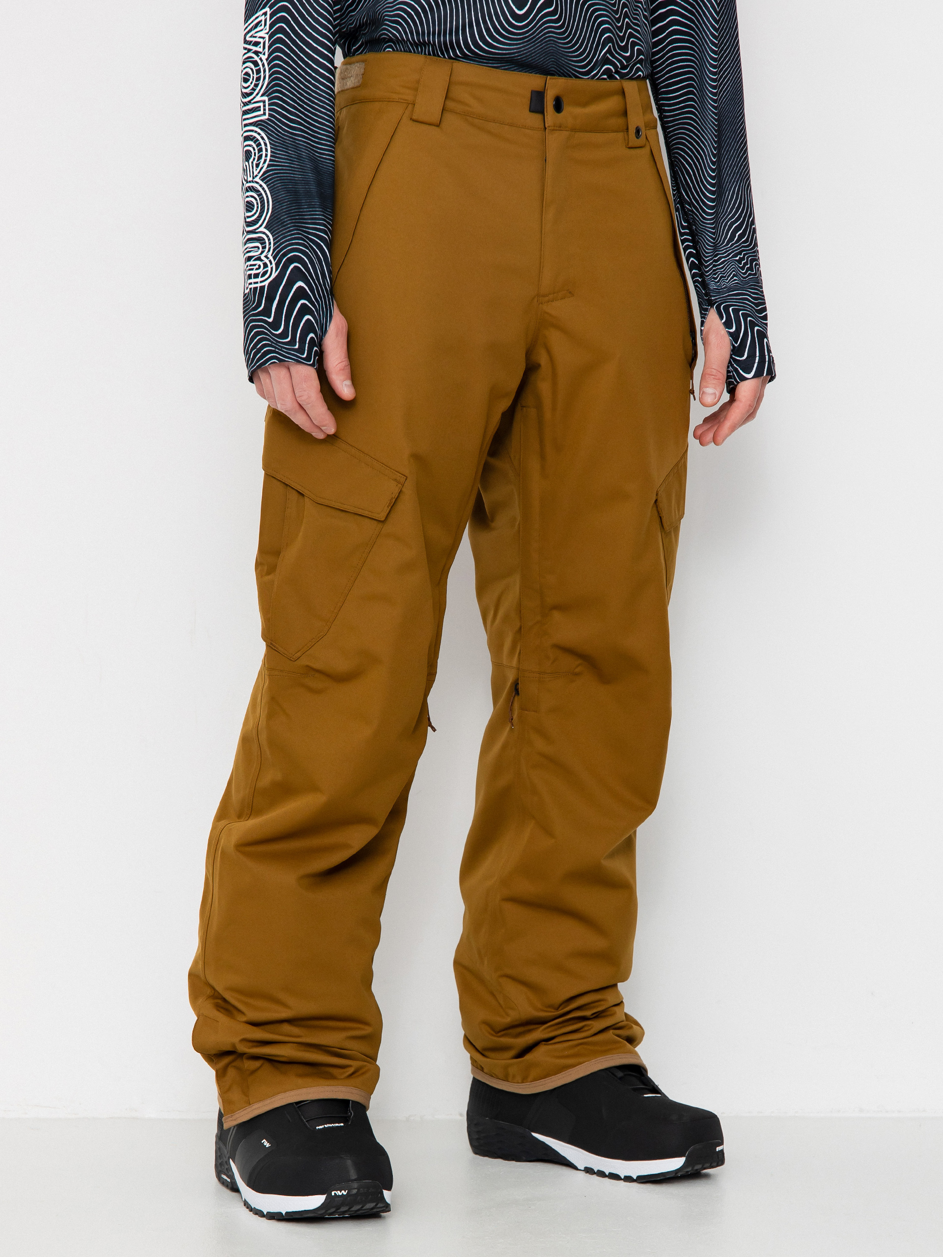 Férfi 686 Infinity Insulated Cargo Snowboard nadrág (breen)