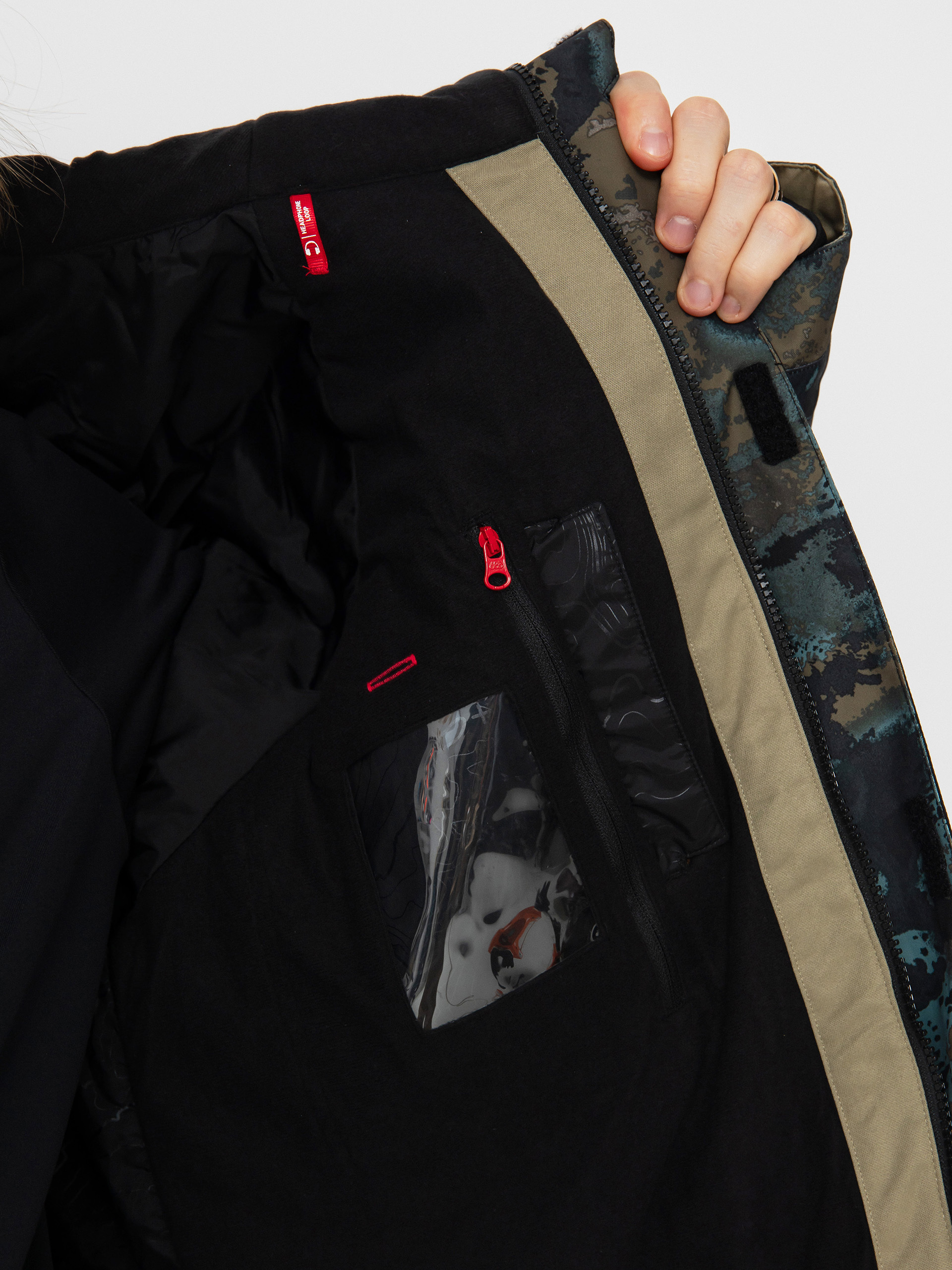 Férfi 686 Geo Insulated Snowboard dzseki (cypress green hemisphere colorblock)