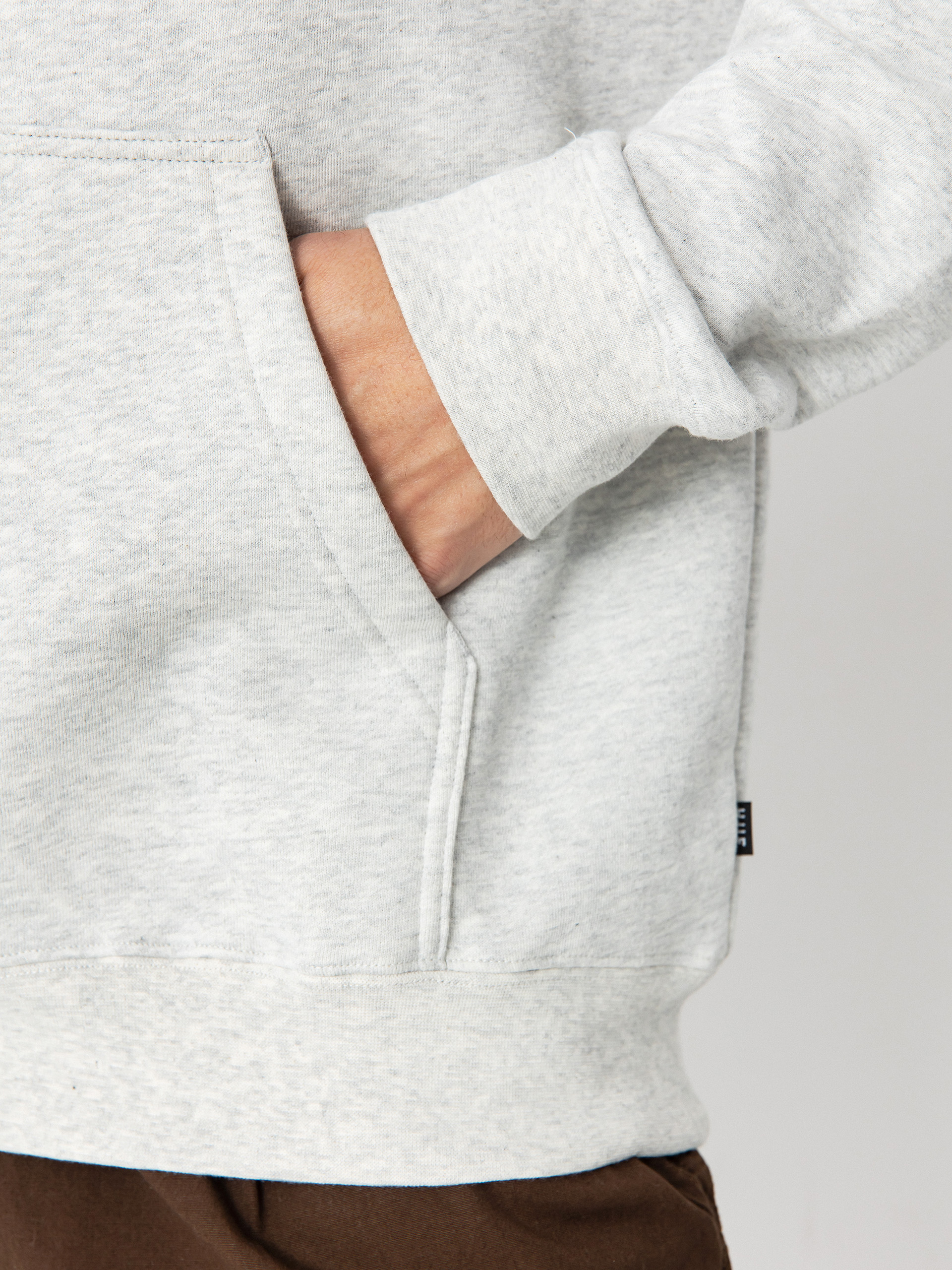 Kapucnis pulóver HUF X Bronze Plantware HD (ash)