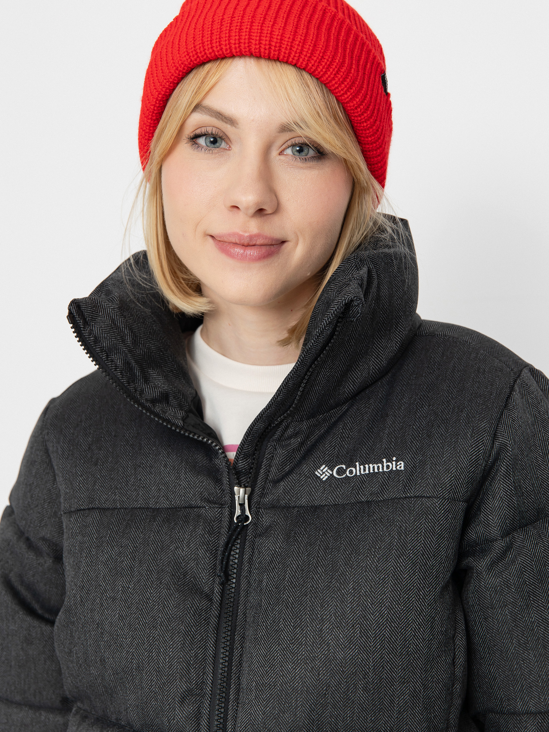 Dzseki Columbia Puffect Herringbone Wmn (black herringbo)