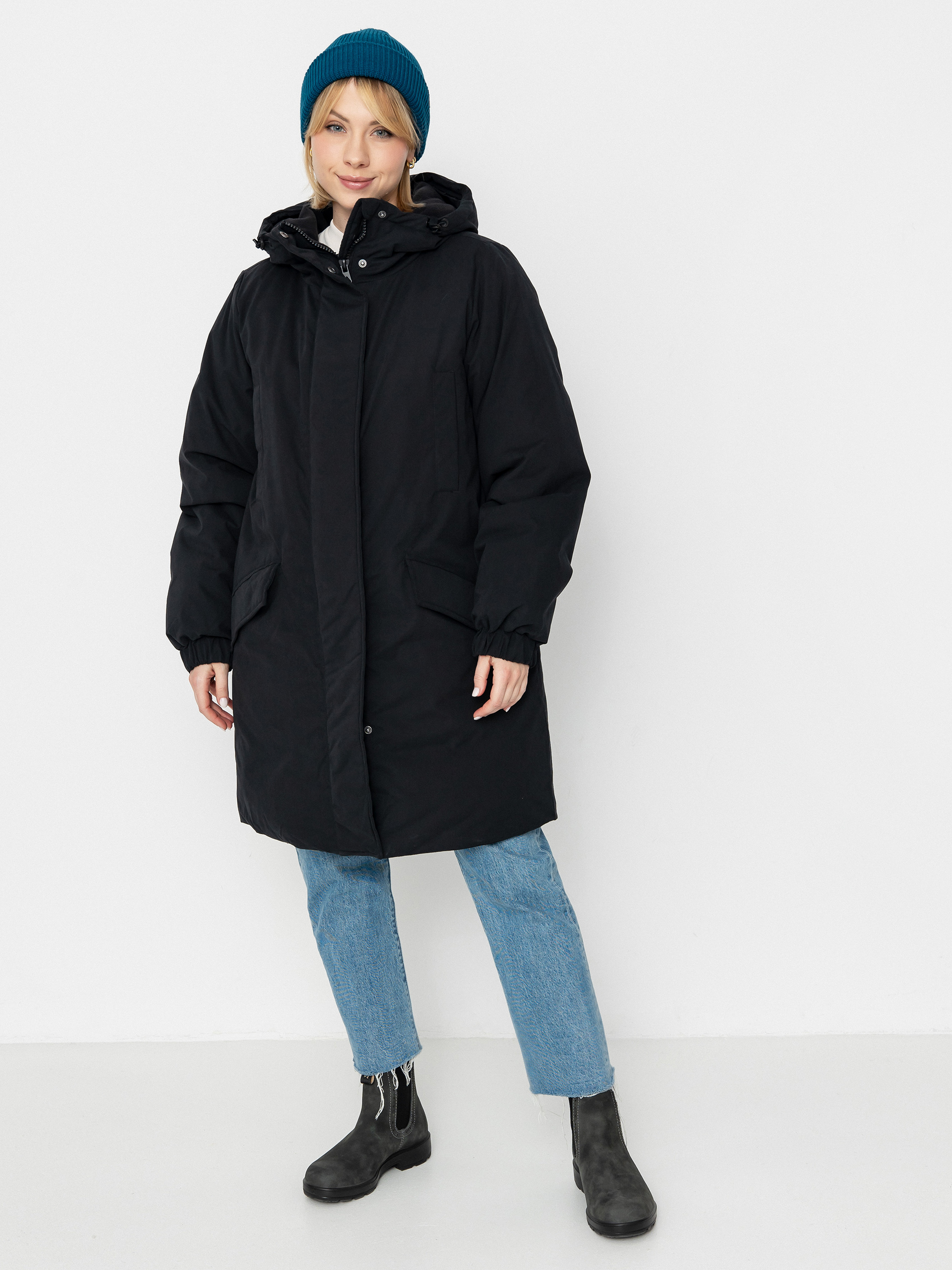 Volcom Sleepi Puff Up Parka Dzseki Wmn (black)