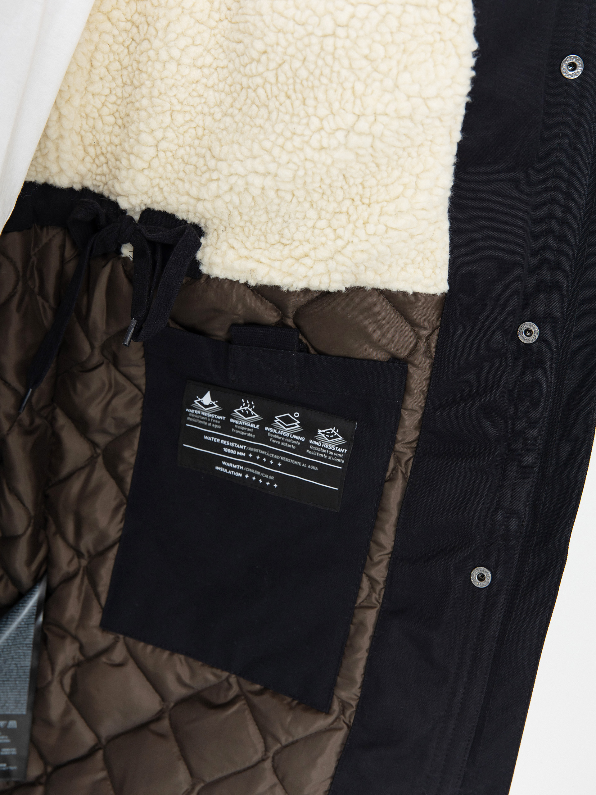 Volcom Somestone 10K Parka Wmn Dzseki (black)